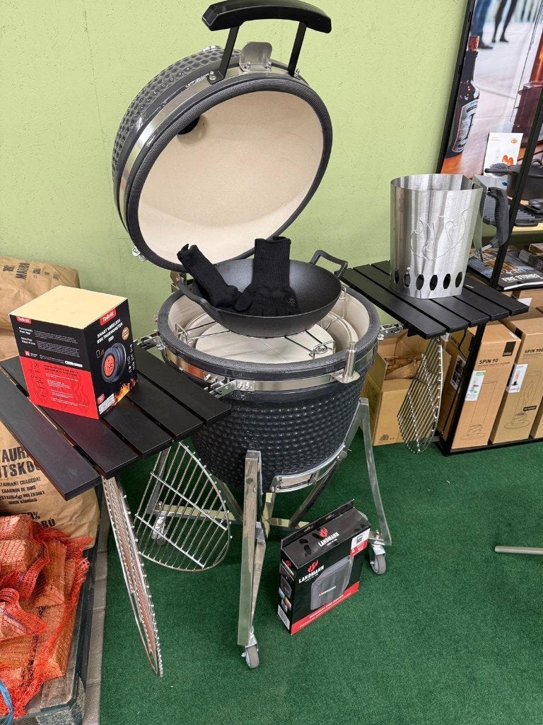 Kamado 22 inch compleet, Tuin Basics, Nieuw, Ophalen of Verzenden, Landmann