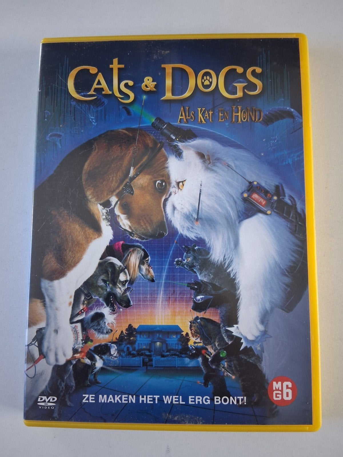Cats and Dogs / Als kat en hond, Alle leeftijden, Ophalen of Verzenden, Zo goed als nieuw, Amerikaans