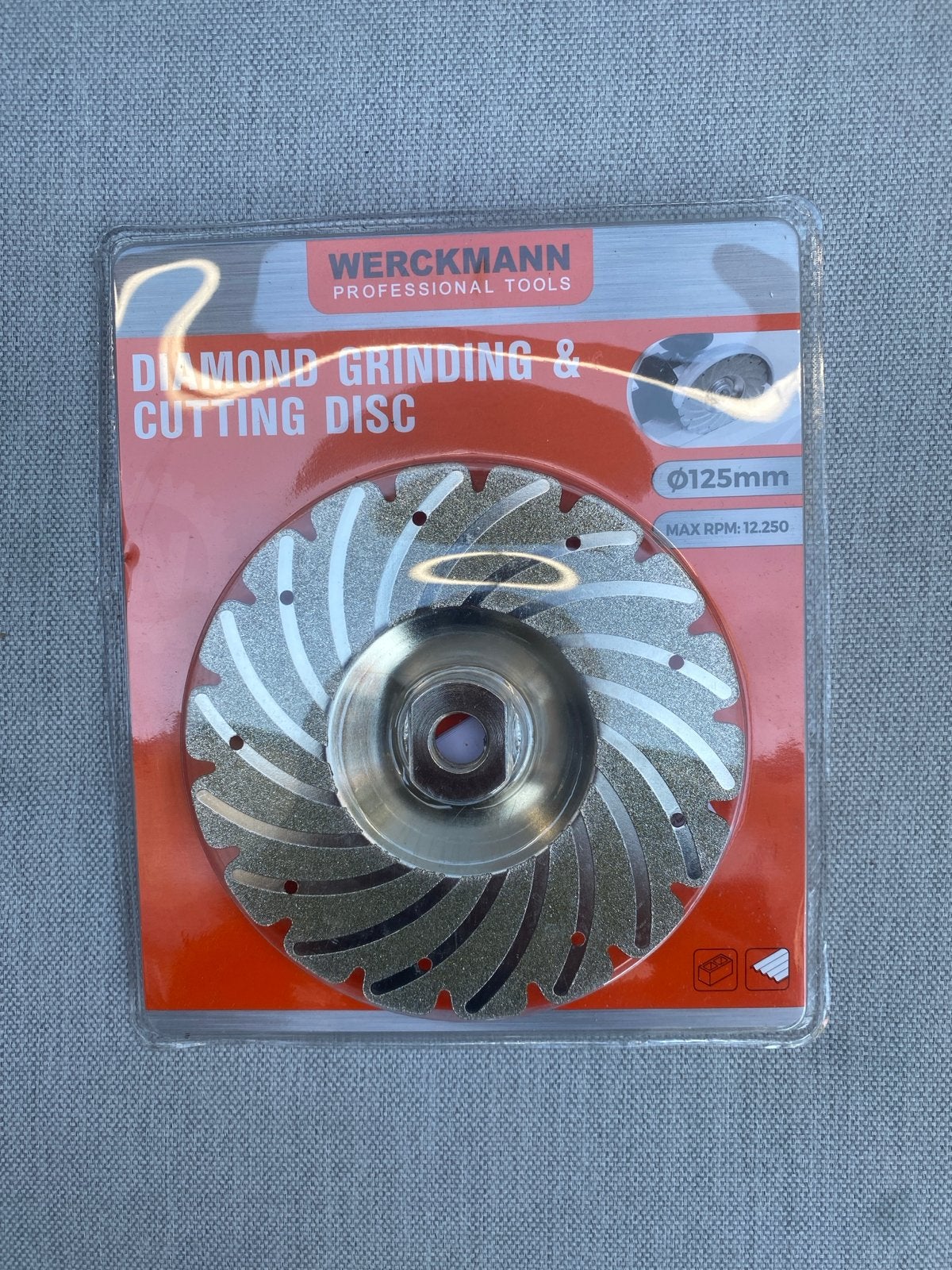 Werckmann Diamant Slijp- en Doorslijpschijf 125mm, Ophalen, Nieuw, Overige typen