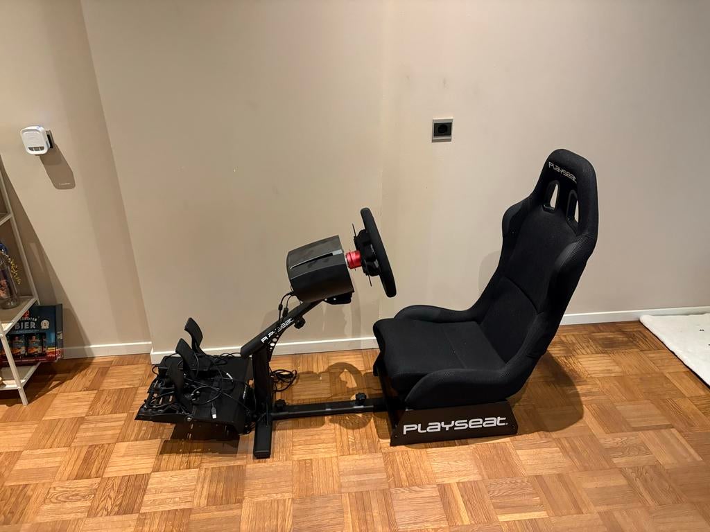 Fanatec Race Stuur Set met Playseat Evolution Stoel, Spelcomputers en Games, Spelcomputers | Overige, Zo goed als nieuw, Overige merken