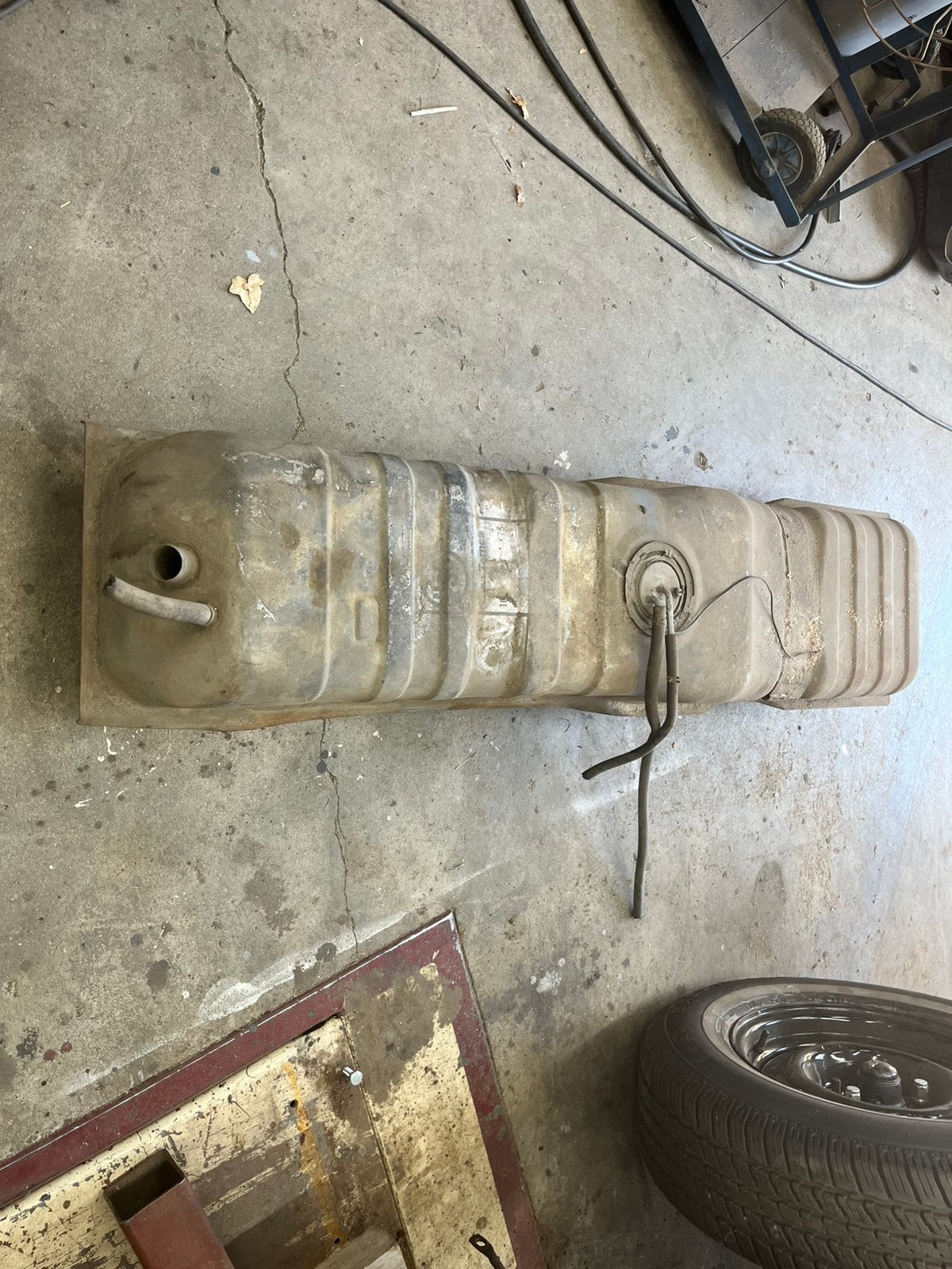 Brandstoftank, Ophalen, Gebruikt
