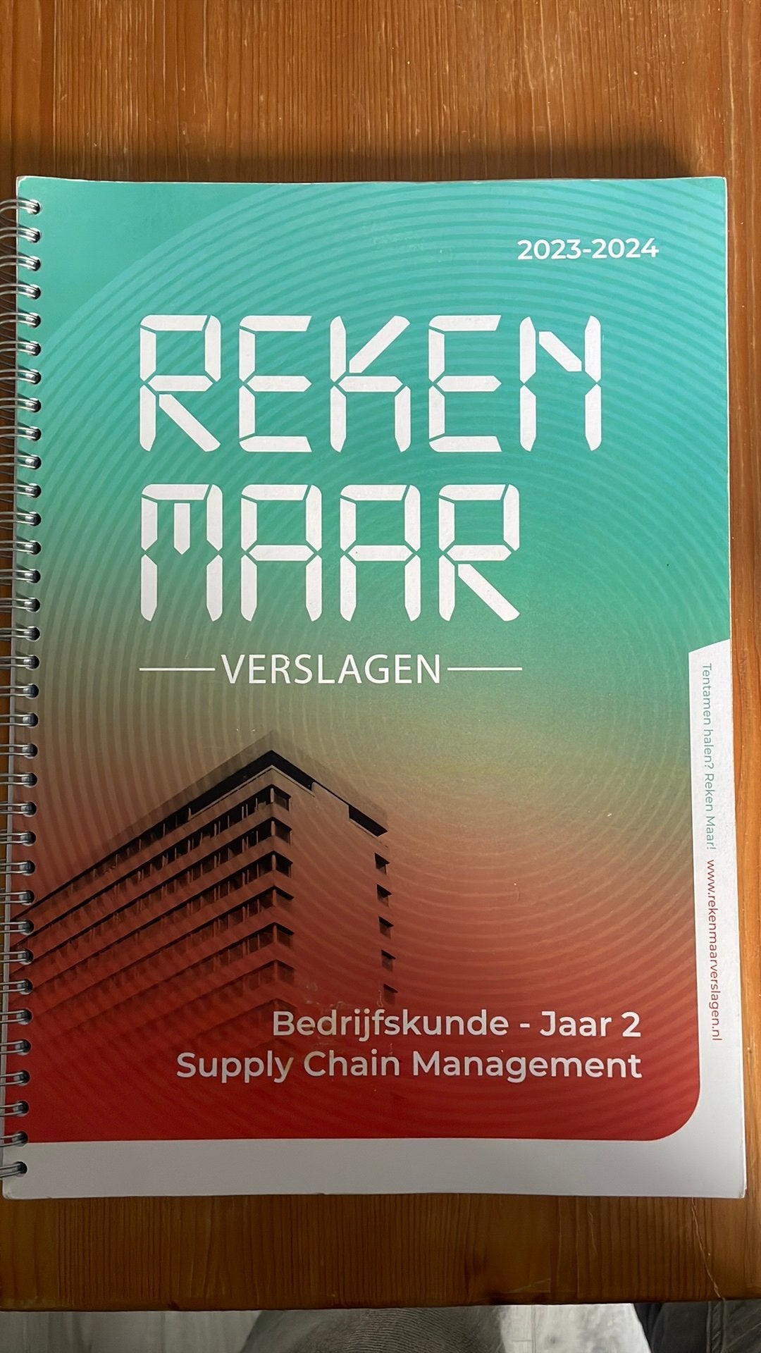 RekenMaar: Bedrijfskunde - Supply Chain Management, Boeken, Ophalen of Verzenden, Beta, Zo goed als nieuw, WO