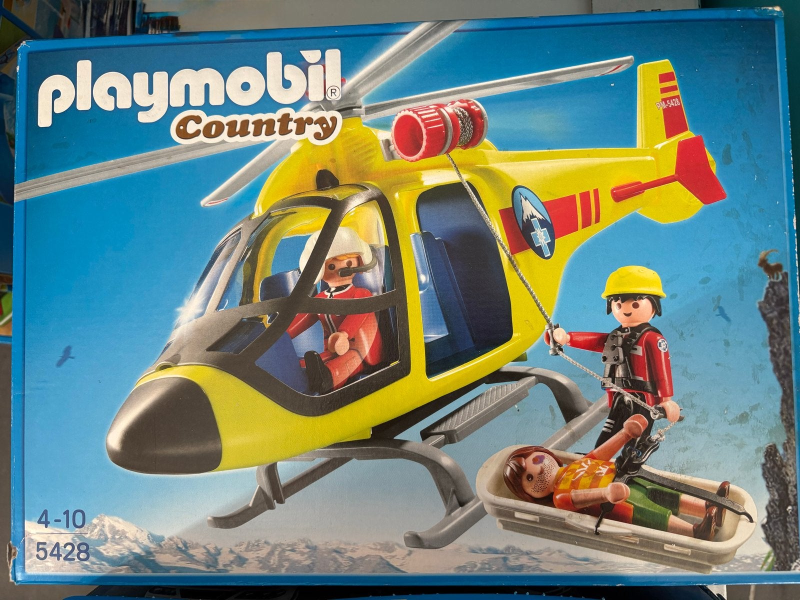 Playmobil Country Rescue Helikopter Set 5428, Kinderen en Baby's, Ophalen, Complete set, Voertuig, Zo goed als nieuw