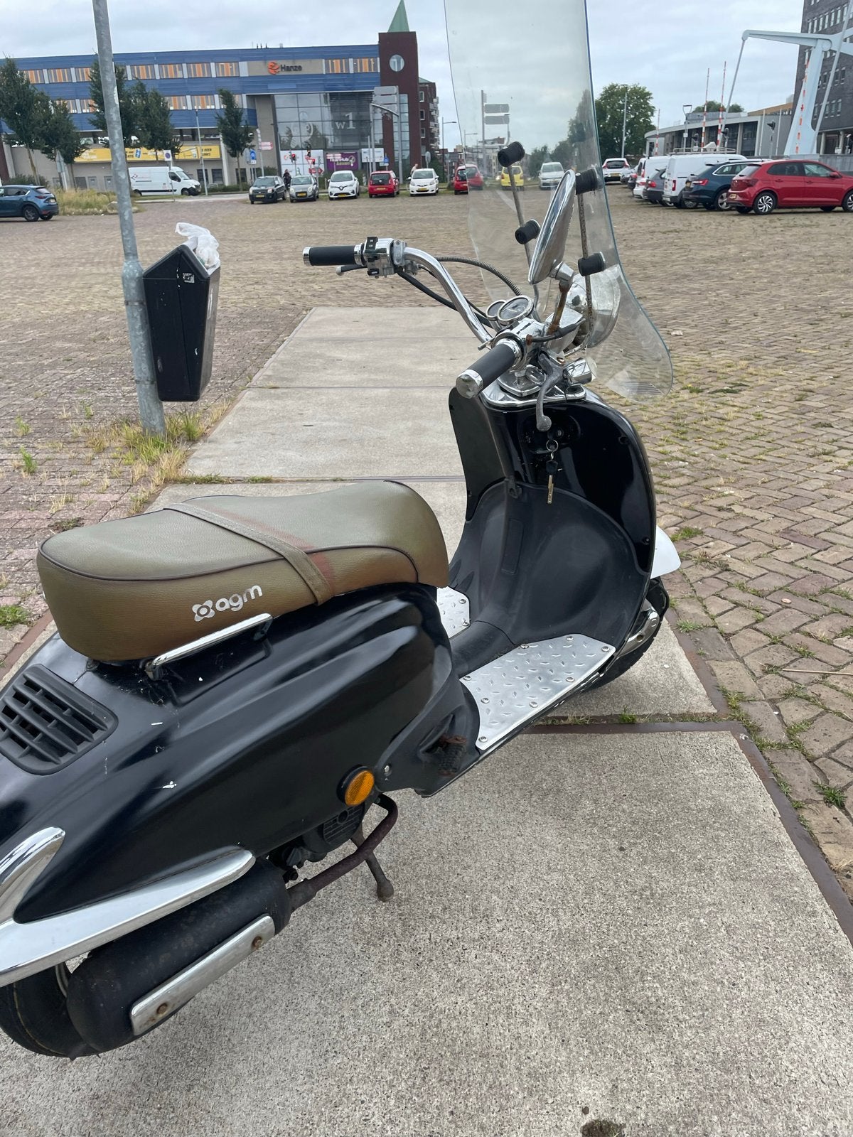 Iva Retro Scooter - Blauw Kenteken, Ophalen, Gebruikt, Benzine