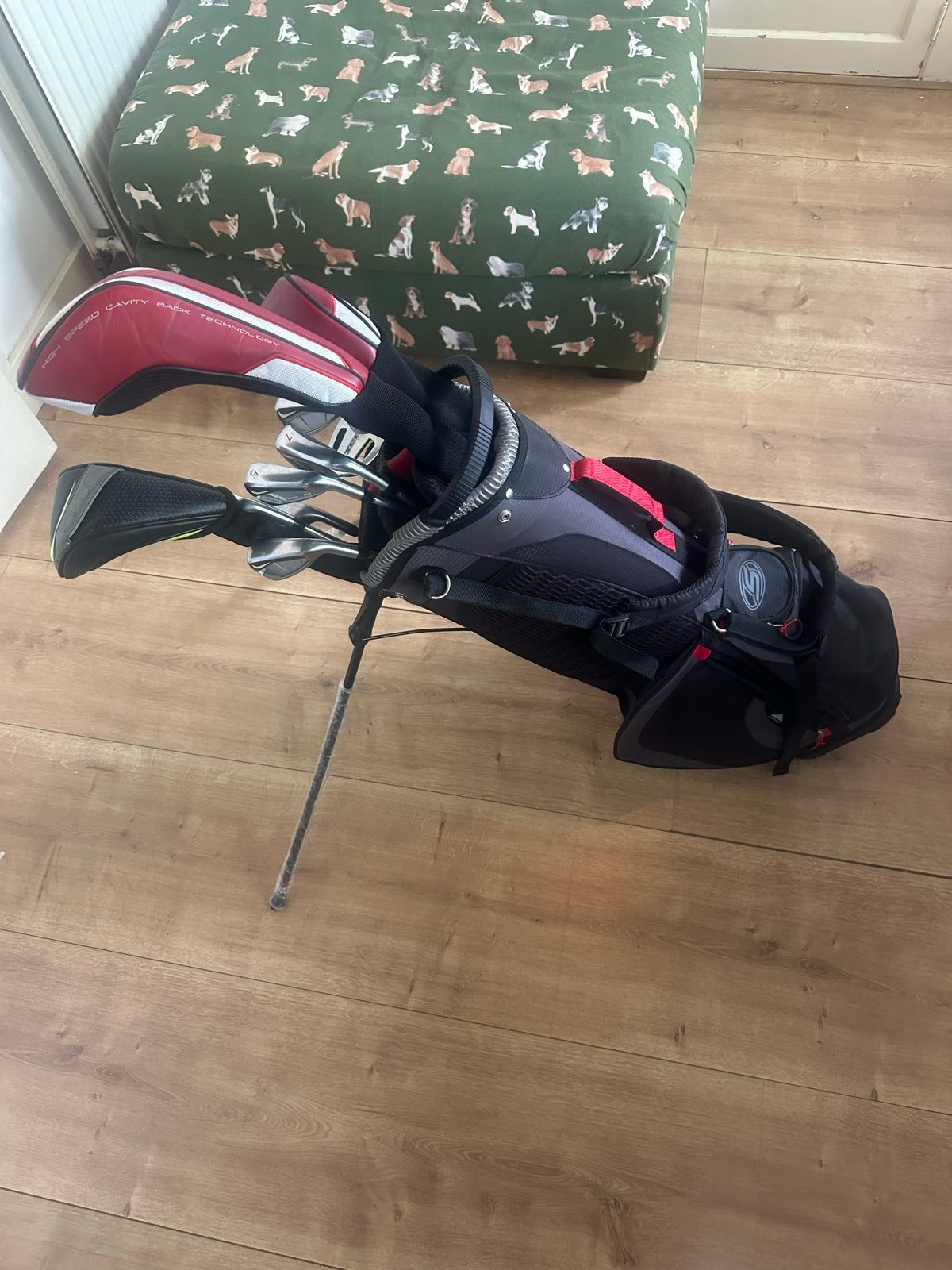 Complete golfset met tas, Ophalen, Gebruikt