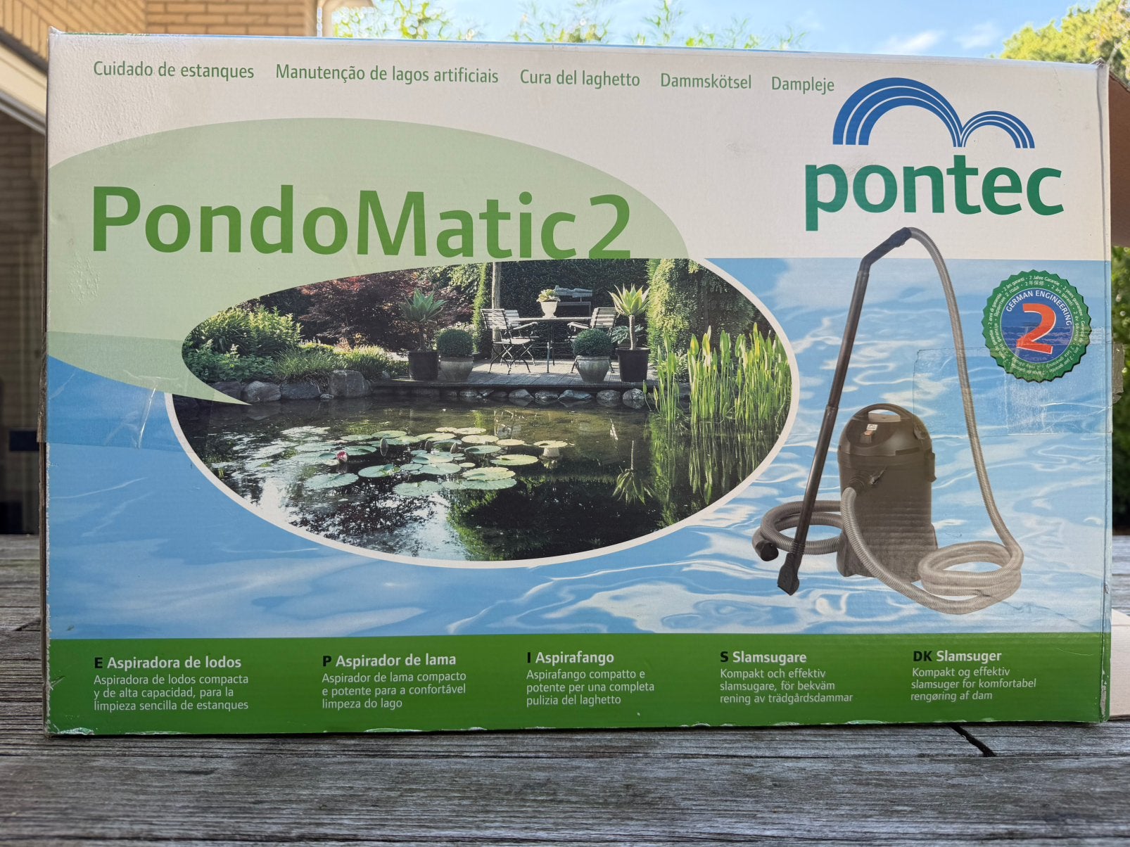 Pontec vijverstofzuiger, Tuin en Terras, Ophalen, Zo goed als nieuw