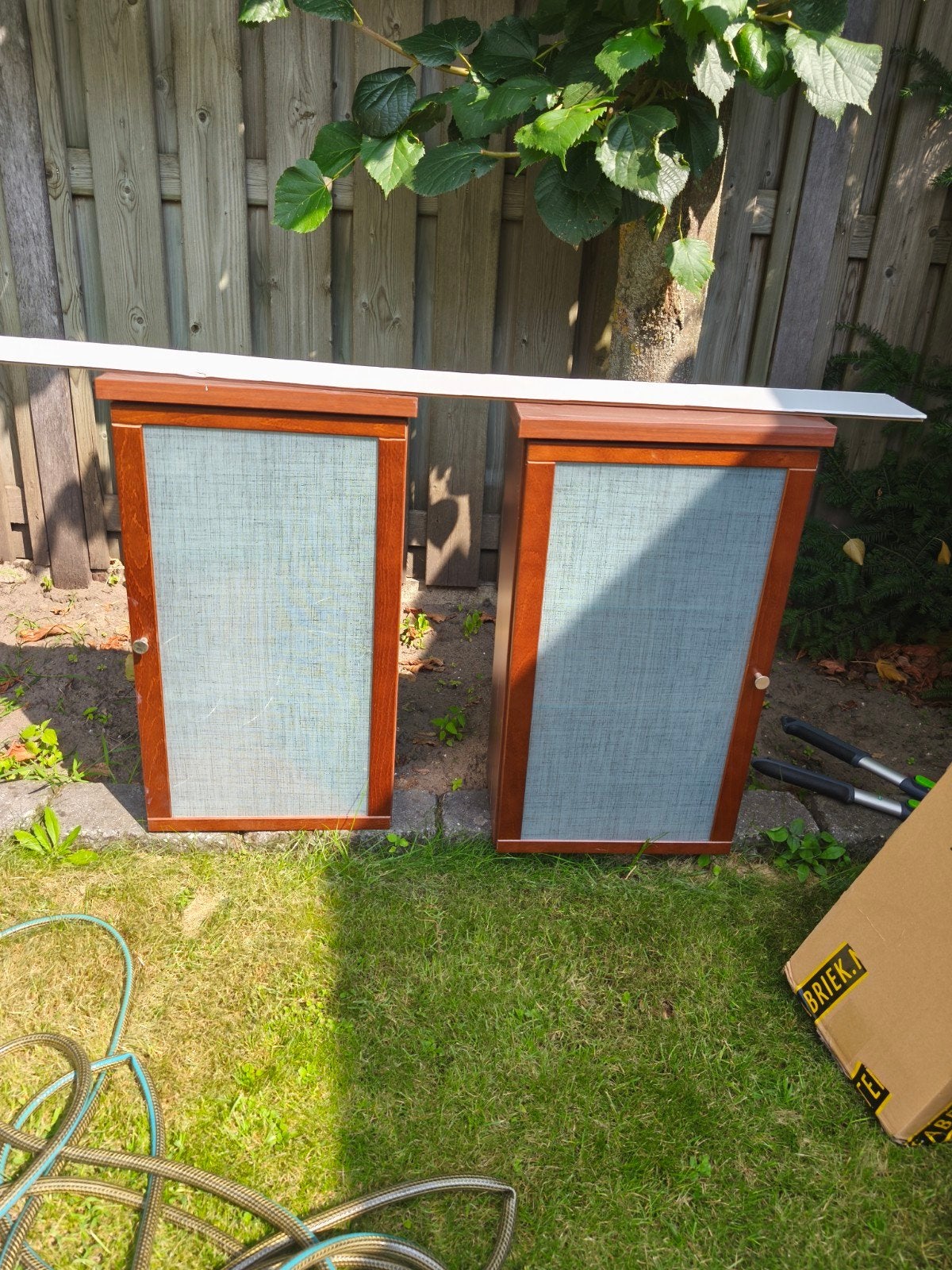 Ikea wandkasten met glazen planken - handig en stijlvol, Ophalen of Verzenden, Gebruikt