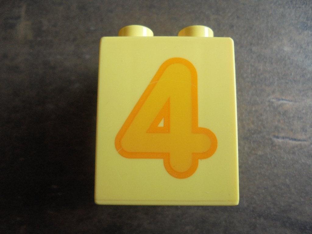 Lego Duplo Brick 2x2x2 (zie foto's) 2, Ophalen of Verzenden, Gebruikt, Losse stenen, Duplo