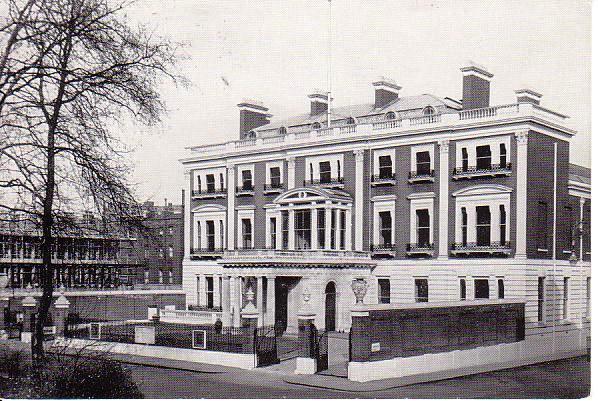 Ansichtkaart	Londen (E)	Hertford House - Wallace Collection, Verzenden, 1940 tot 1960, Ongelopen, Engeland