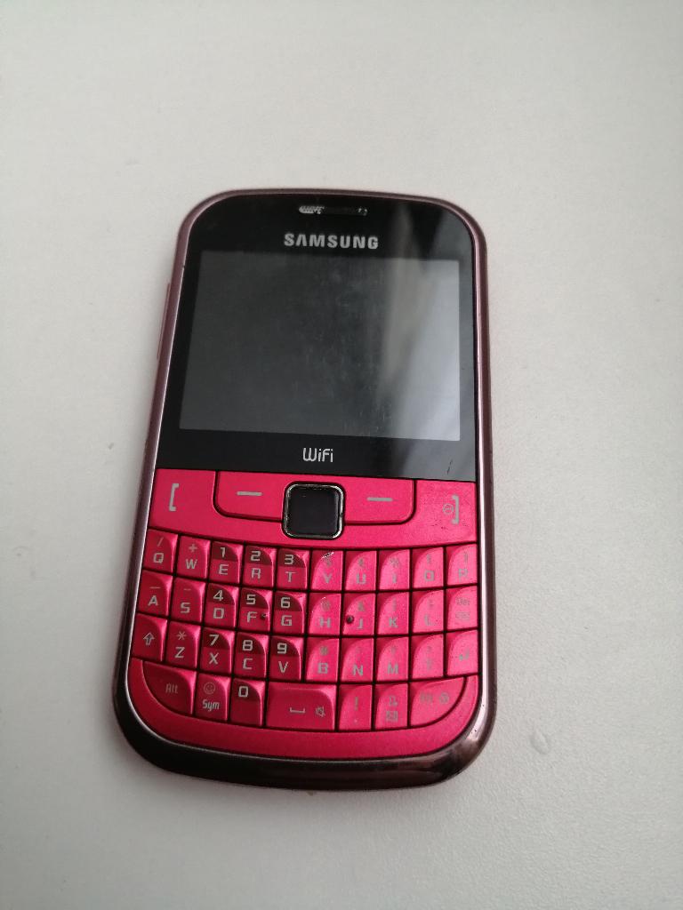 OP=OP!!! PINK SAMSUNG QWERTY WIFI OLD SKOOL MOBILE PHONE, Verzenden, Gebruikt