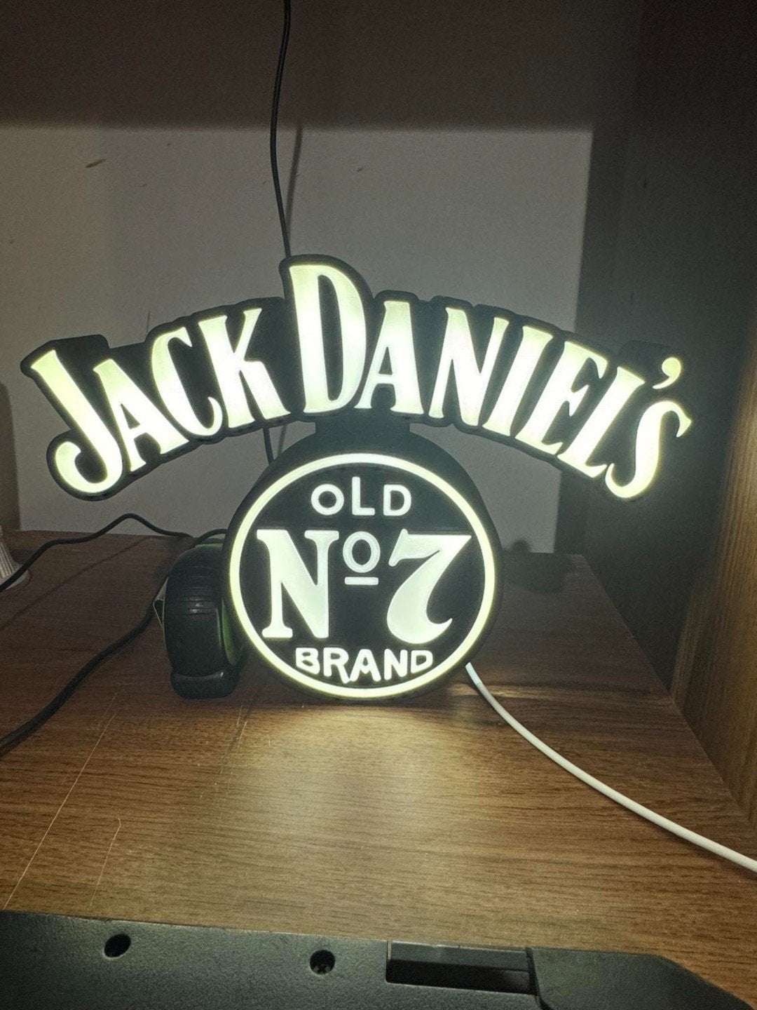 Jack Daniels LED Lichtbak - Perfect voor Mancave/Bar, Ophalen of Verzenden, Nieuw, Lichtbak of (neon) lamp