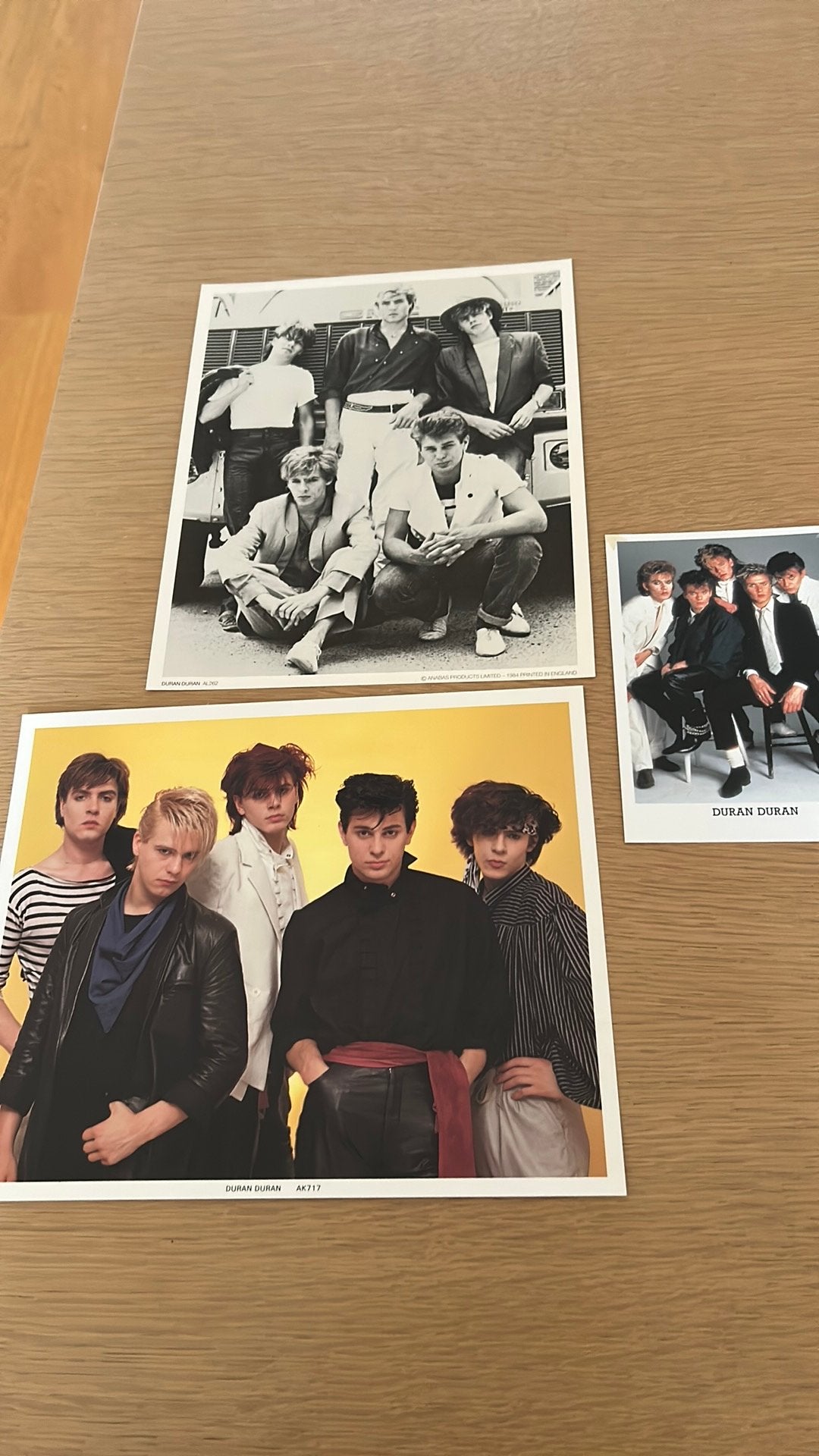 Duran Duran foto’s, Ophalen of Verzenden, Gebruikt, Foto of Kaart