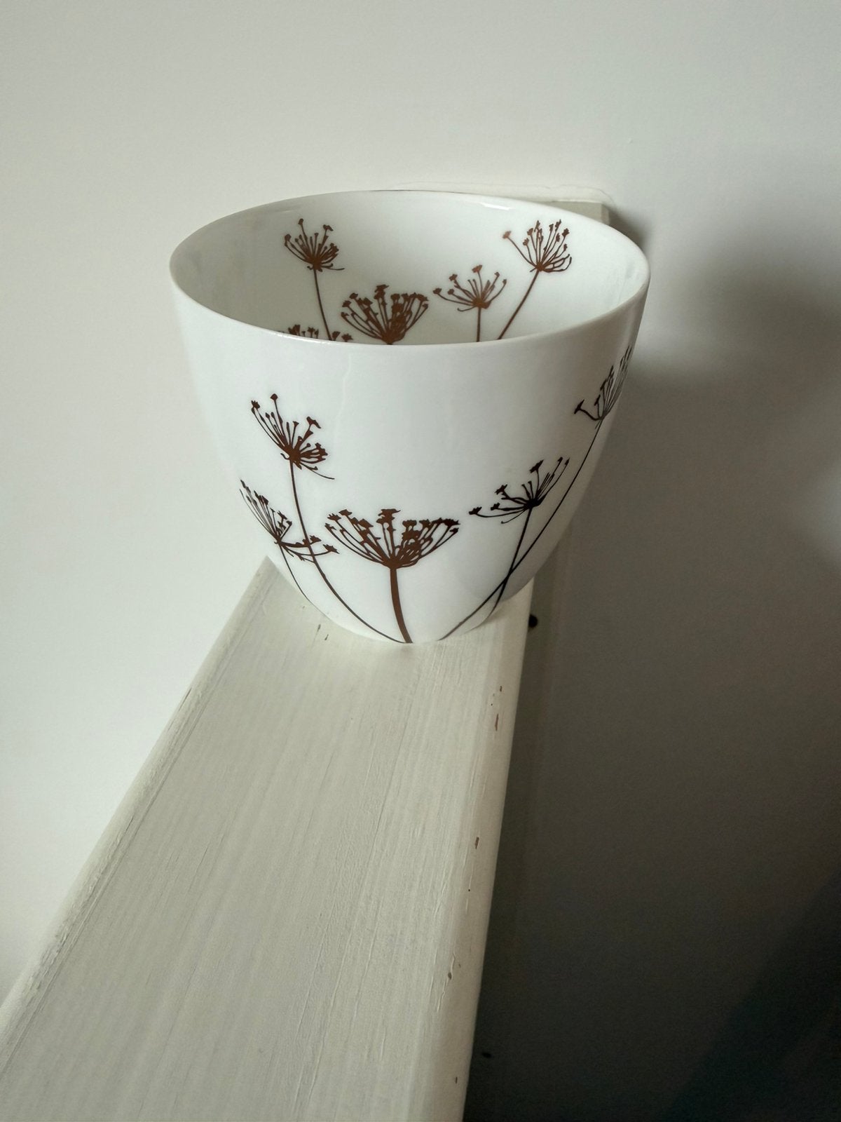 Madam Stoltz vaasje potje, Huis en Inrichting, Ophalen of Verzenden, Zo goed als nieuw, Wit, 8 cm