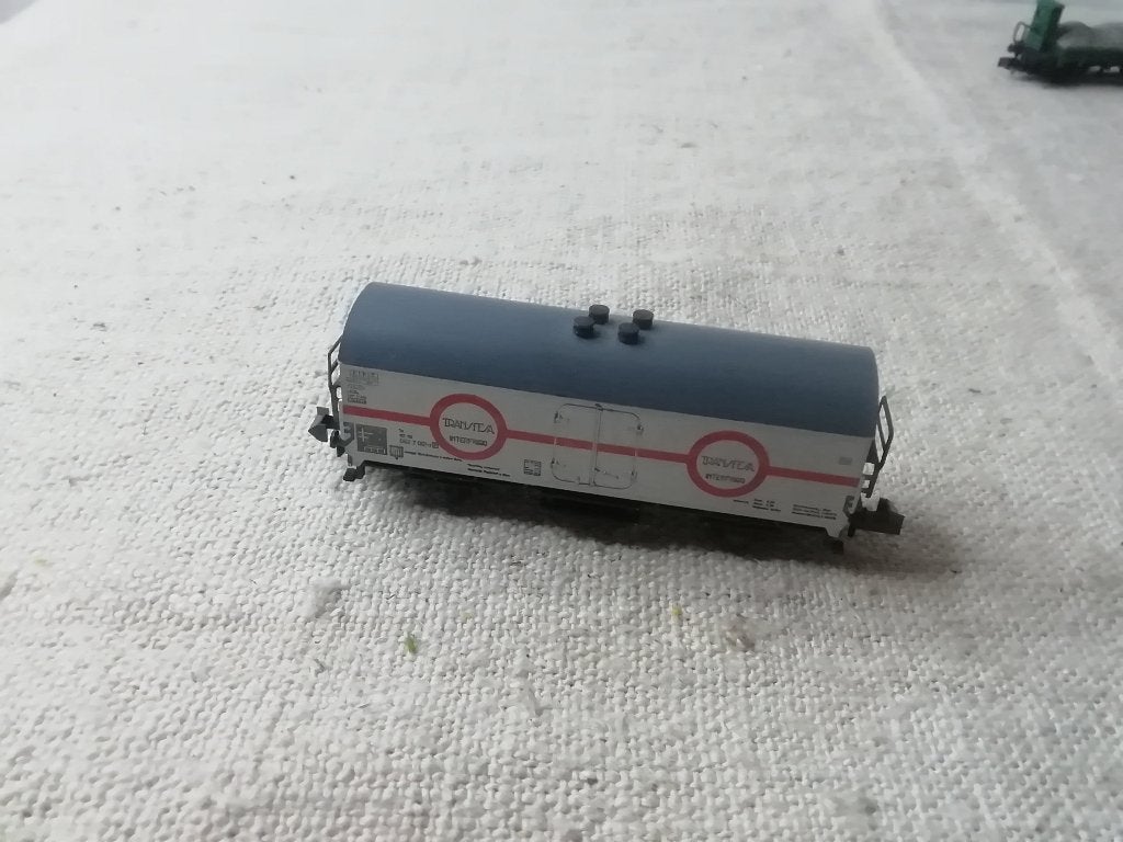 Minitrix Spur N Kühlwagen Interfrigo, Art. 3527, Hobby en Vrije tijd, Modeltreinen | N-Spoor, Gebruikt, Gelijkstroom, Verzenden