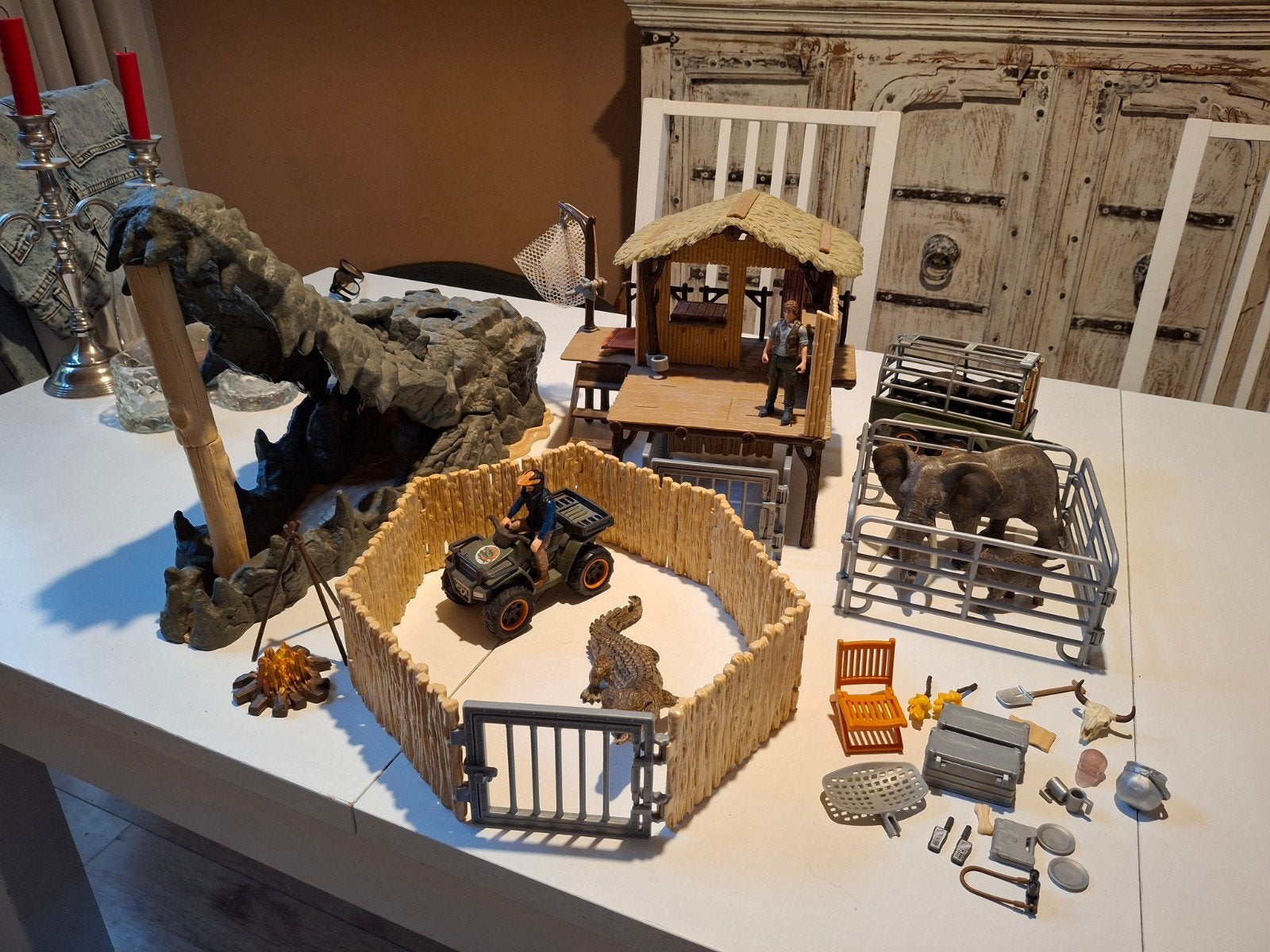 Schleich Croco jungle, Ophalen of Verzenden, Zo goed als nieuw