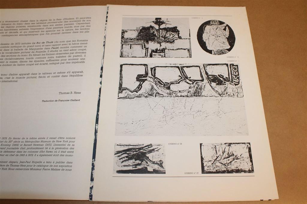 Kunstuitgave Derrière Le Miroir. Riopelle. Zeldzaam. 1979., Ophalen of Verzenden, Gelezen