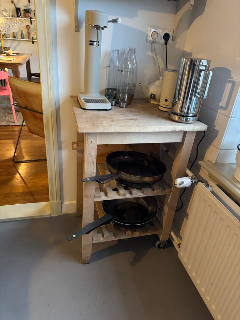 Hakblok Keukenkastje - 85x58x50 cm - Goede staat, Huis en Inrichting, Keuken | Keukenelementen, Ophalen, Gebruikt, 50 tot 100 cm