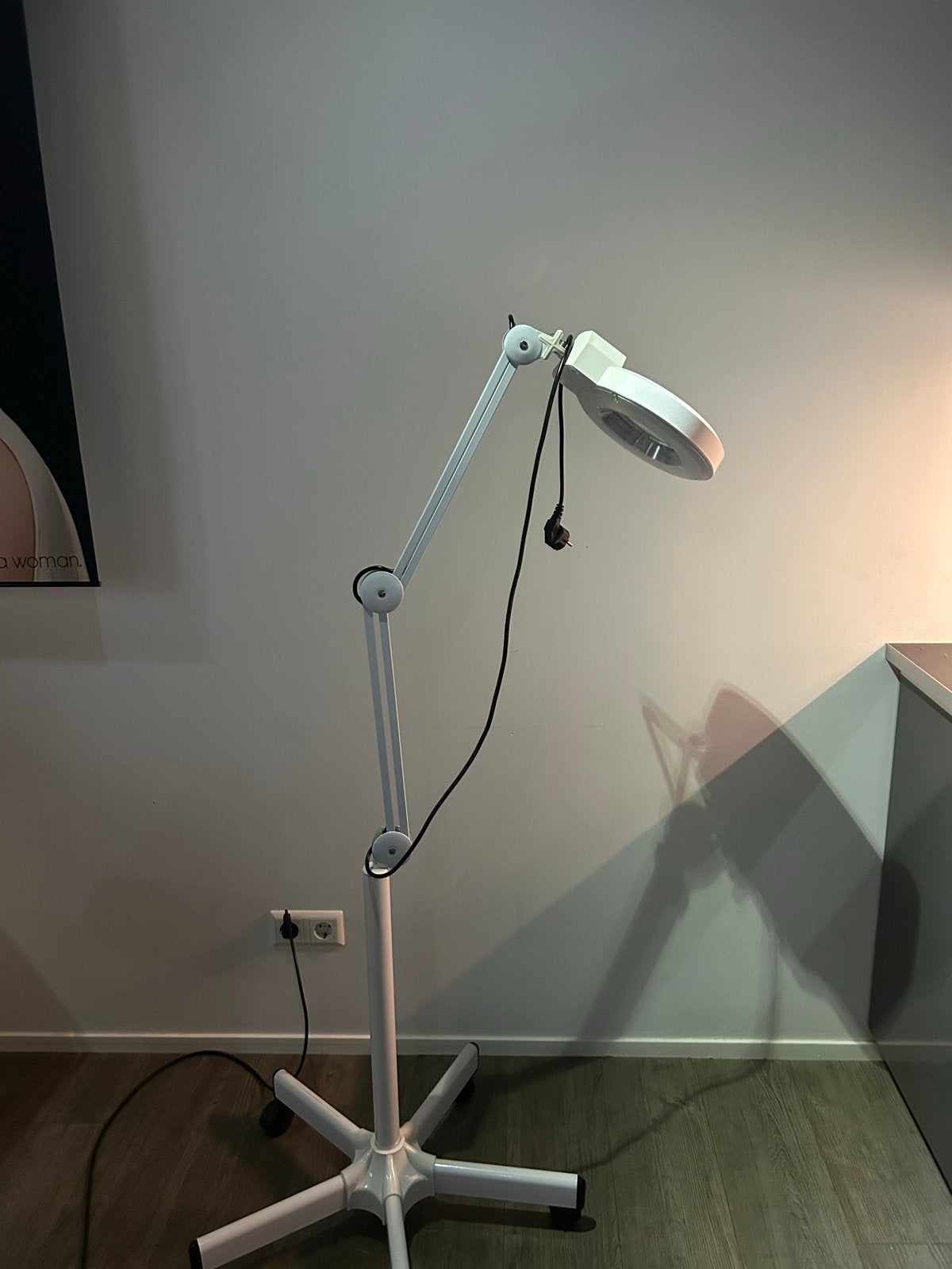 Mooie loeplamp met verlichting, Ophalen, Gebruikt, Loeplamp