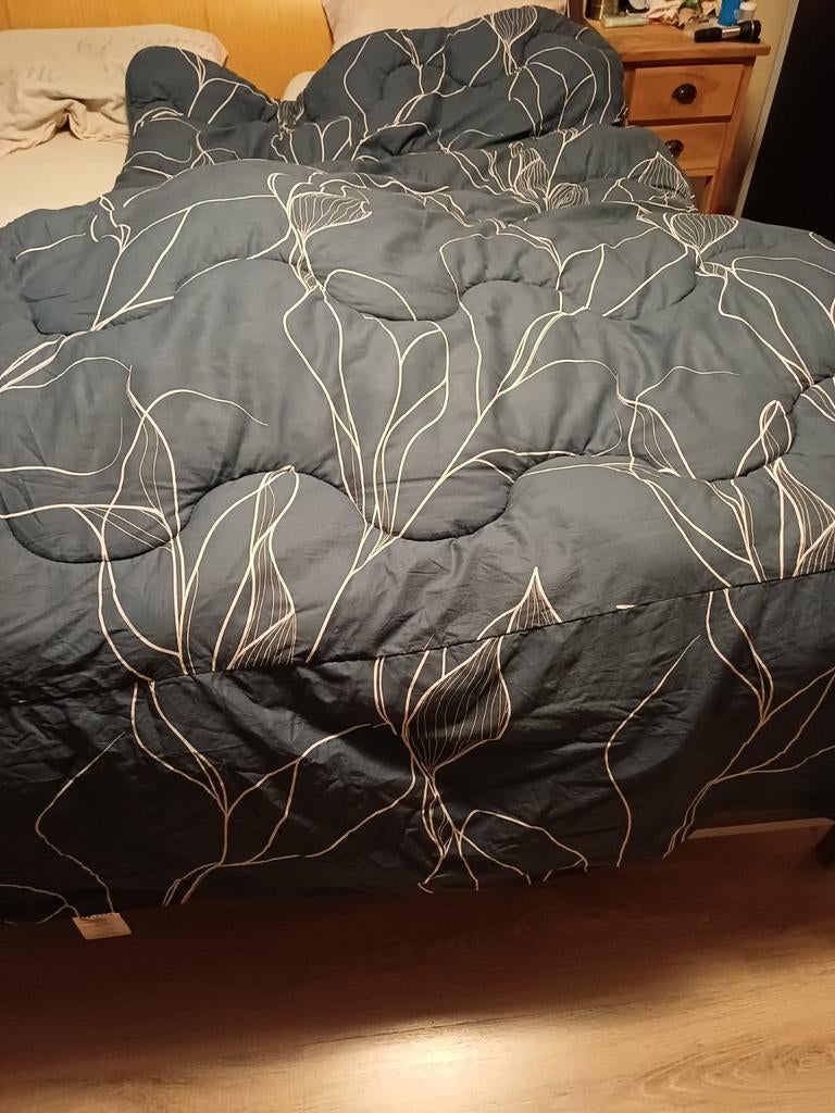 Dekbed zonder hoes, Ophalen of Verzenden, Eenpersoons, Wit, Deken of Dekbed