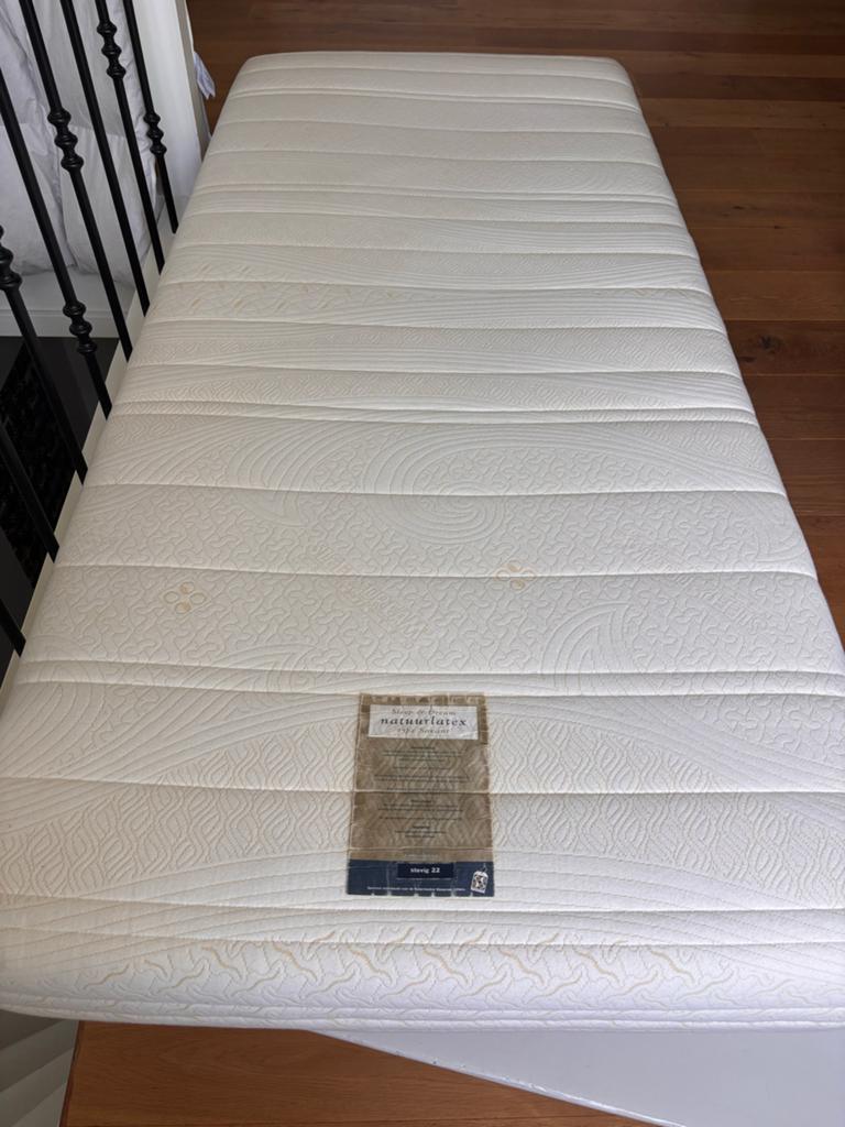 Sleep & Dream Savant Natuurlatex Matras Stevig 90x200cm, Ophalen, Gebruikt, 90 cm, Eenpersoons