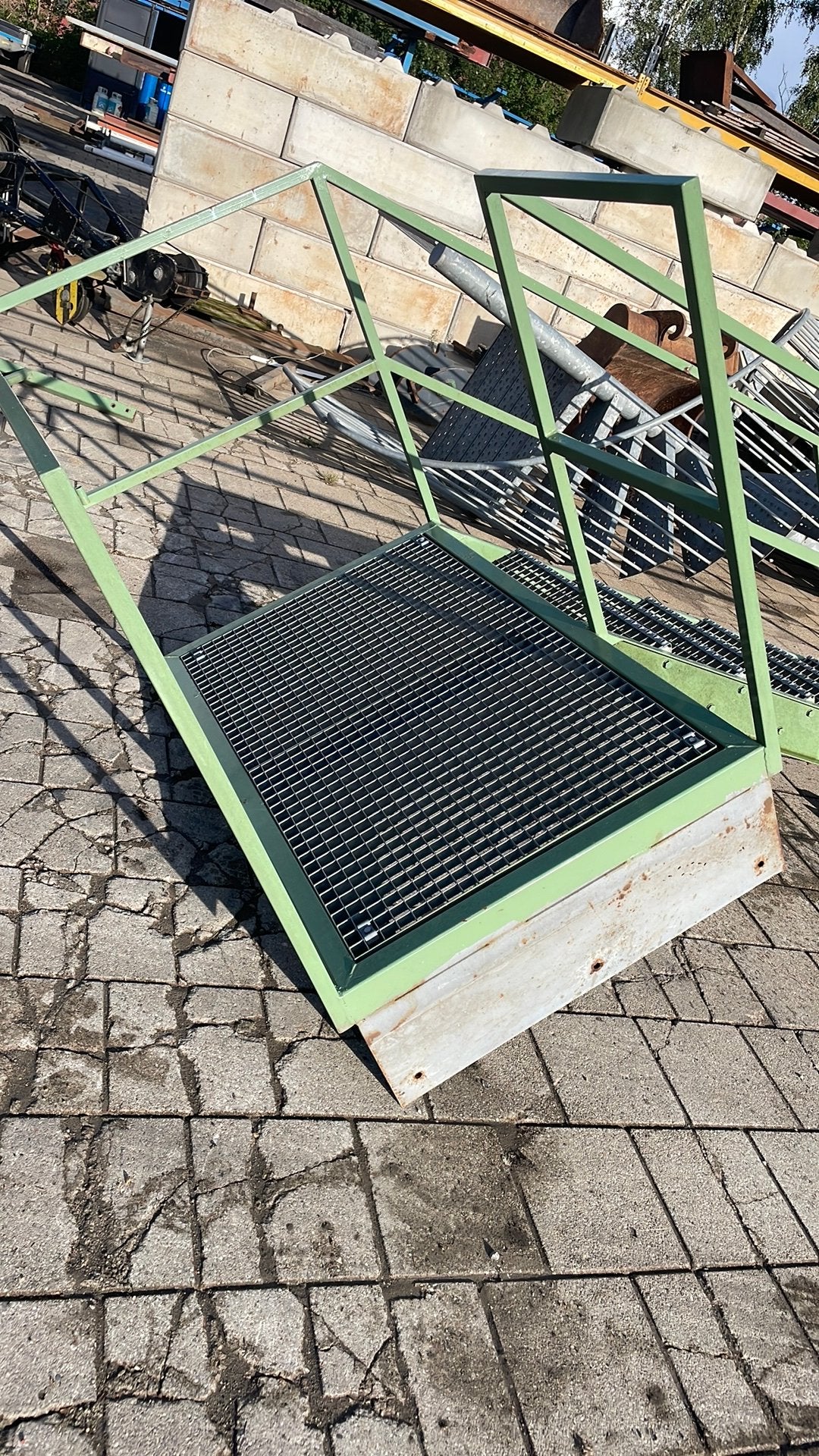 Ijzeren bordestrap, Ophalen, Gebruikt, 2 tot 4 meter