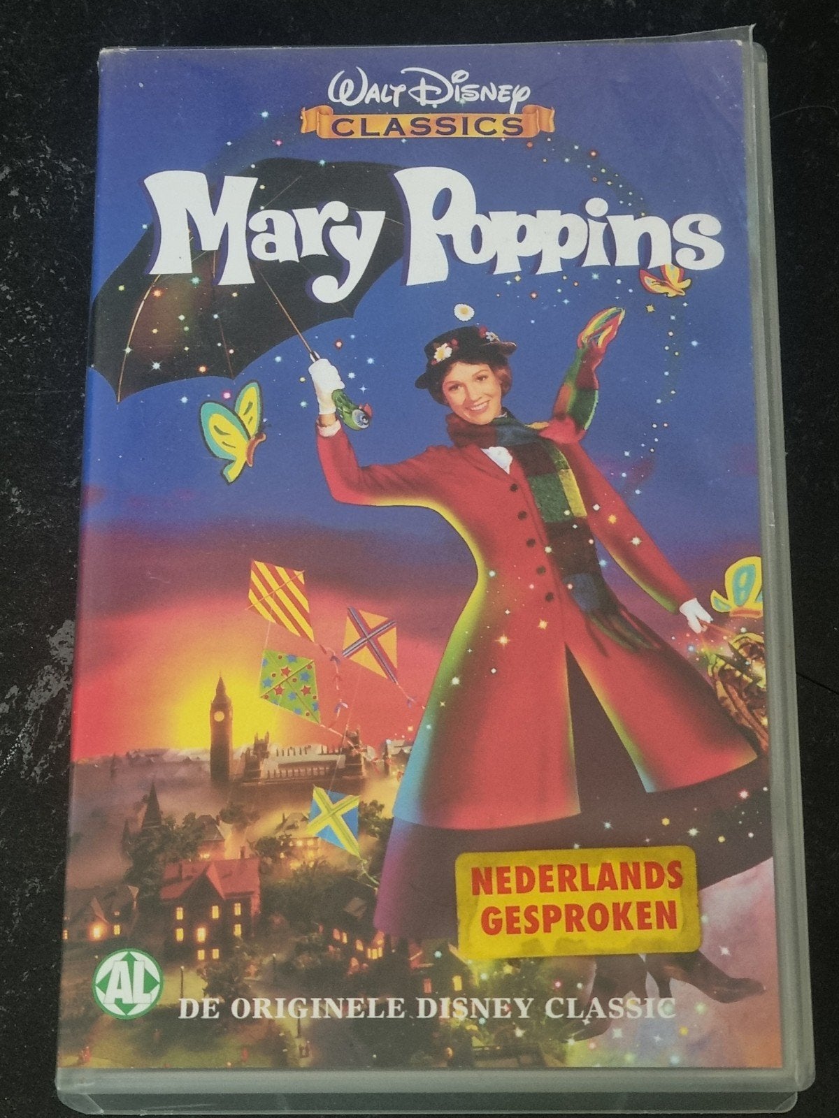 Mary Poppins VHS - Nederlands Gesproken Disney Classic, Gebruikt, Alle leeftijden, Kinderfilm, VHS