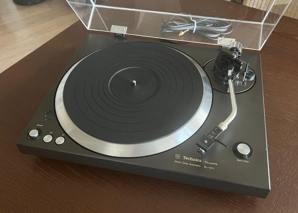 Technics SL-1411, Audio, Tv en Foto, Platenspelers, Ophalen, Automatisch, Zo goed als nieuw, Platenspeler
