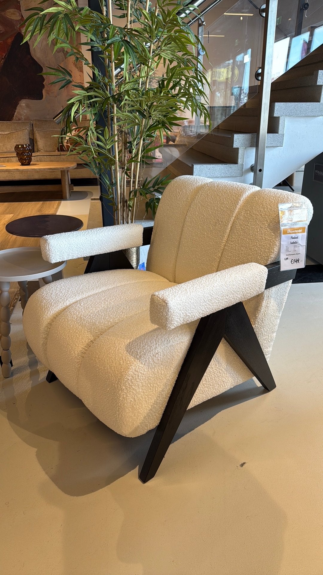 NIEUW fauteuil Isabella, Huis en Inrichting, Fauteuils, Ophalen, Zo goed als nieuw