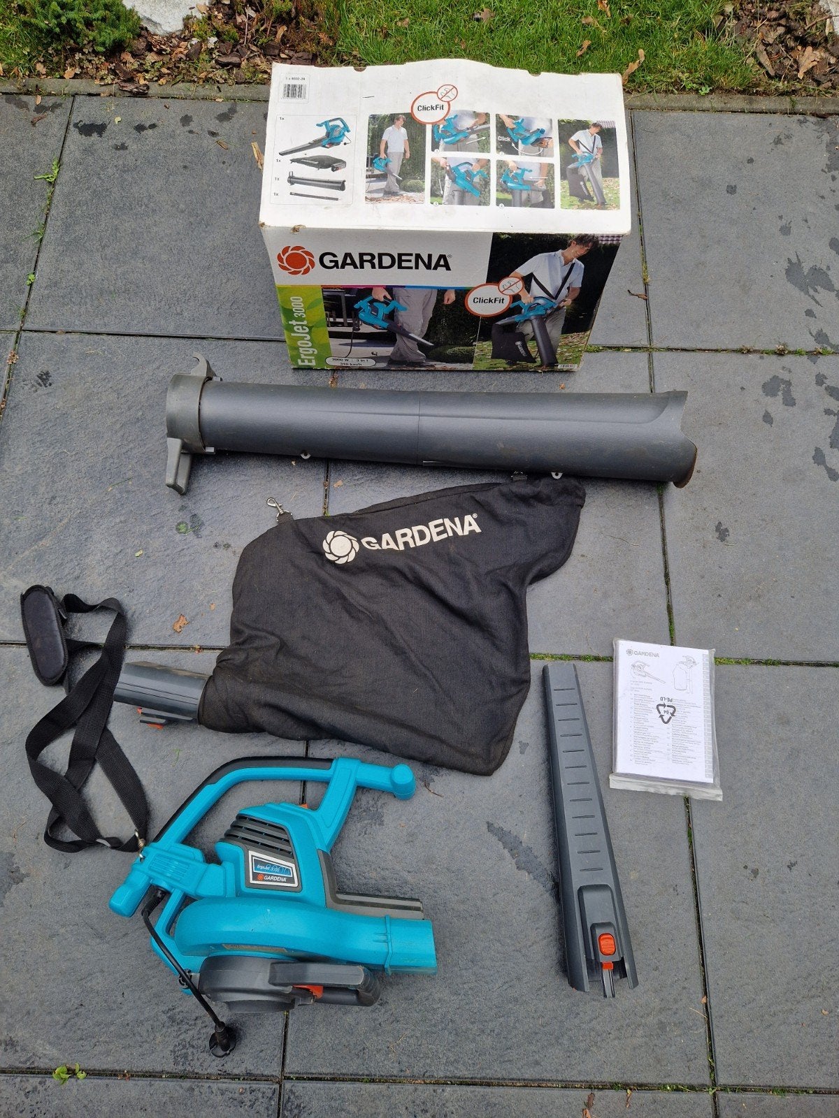 GARDENA elektrische Bladblazer/-zuiger, Tuin en Terras, Met opvangzak, Handgedragen, Ophalen of Verzenden, Zo goed als nieuw