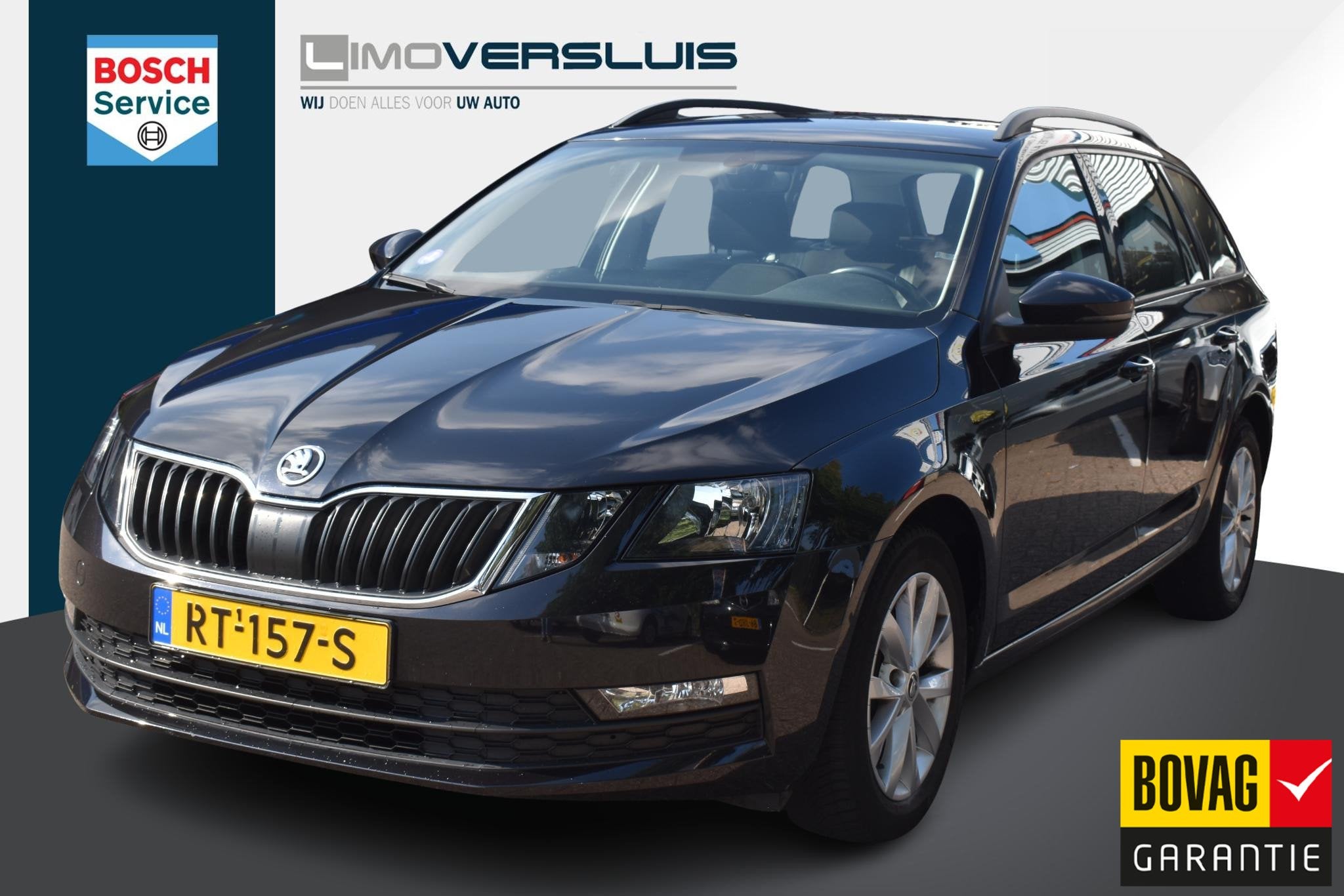 Skoda Octavia Combi 1.0 TSI Greentech Ambition Business Auto, Auto's, Stof, 1169 kg, 116 pk, Zwart