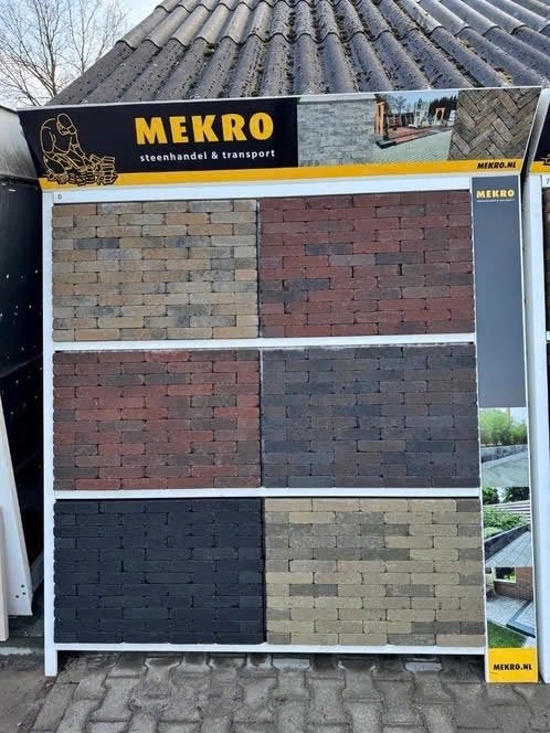 stonique trommel waalformaat 7 cm antraciet, Tuin en Terras, Tegels en Klinkers, Klinkers, Nieuw, Ophalen of Verzenden, 10 m² of meer