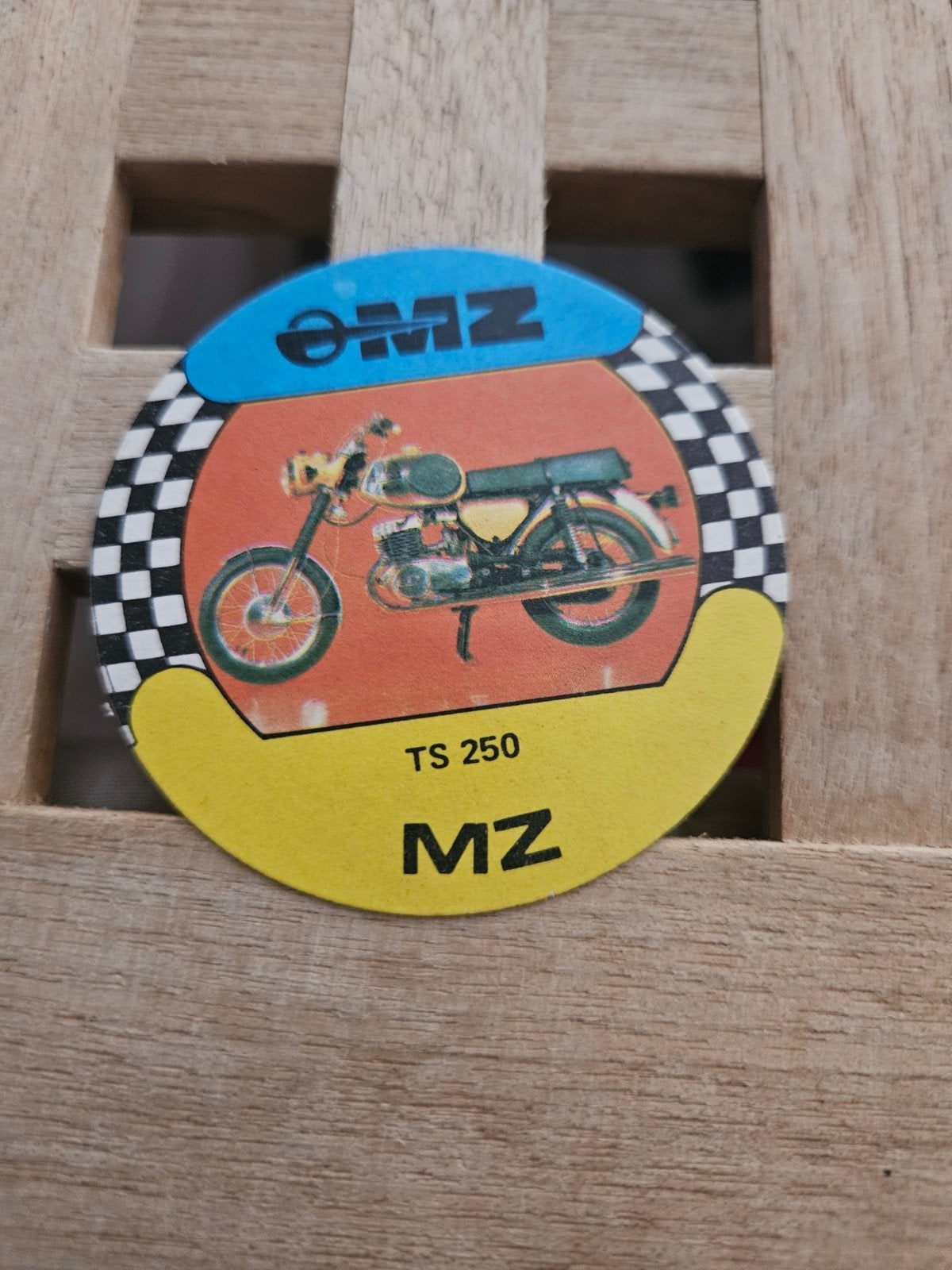 MZ Motor sticker, Ophalen of Verzenden, Zo goed als nieuw, Motoren