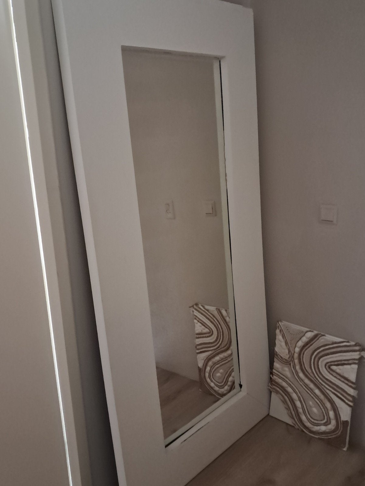 Ikea spiegel, Ophalen of Verzenden, Zo goed als nieuw, Rechthoekig, Minder dan 100 cm