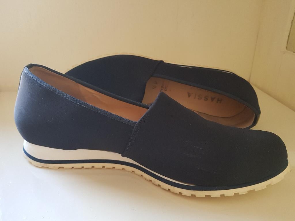 Hassia donkerblauw maat 6,5/39,5, Kleding | Dames, Schoenen, Hassia, Overige typen, Zo goed als nieuw, Verzenden