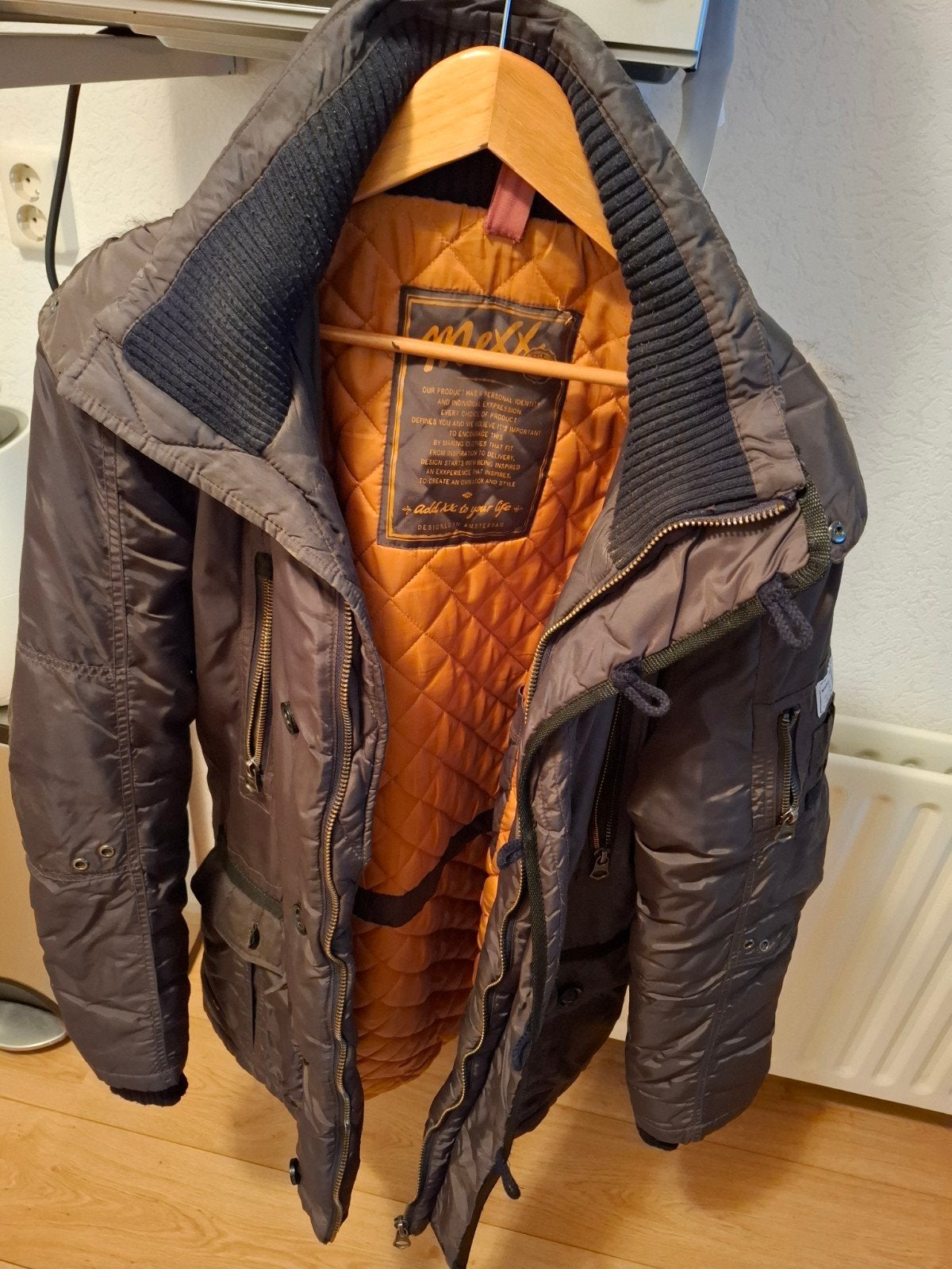 Mooie winterjas met bontkraag xxl, Kleding | Dames, Jassen | Winter, Moxx, Ophalen of Verzenden, Bruin