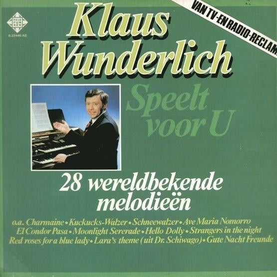 LP Klaus Wunderlich – 28 wereldberoemde melodieën, Cd's en Dvd's, Vinyl | Overige Vinyl, Ophalen of Verzenden, Zo goed als nieuw