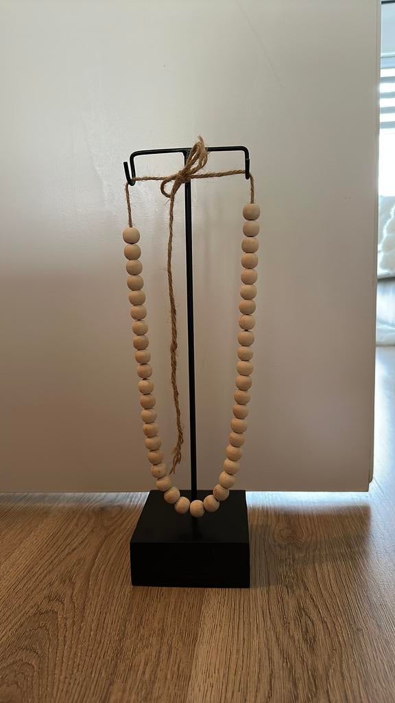 Kralenketting op standaard, Ophalen of Verzenden, Zo goed als nieuw, Metaal