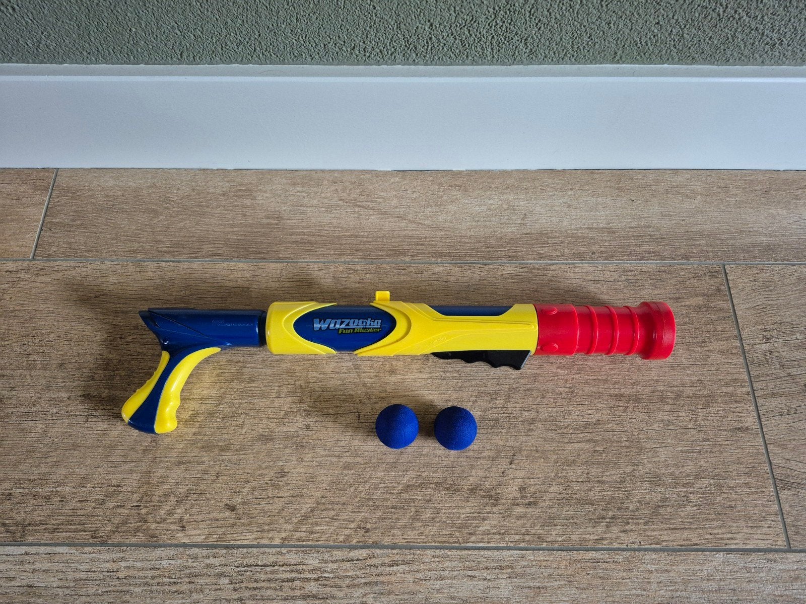 Wazooka Fun Blaster met 2 ballen, Ophalen of Verzenden, Gebruikt