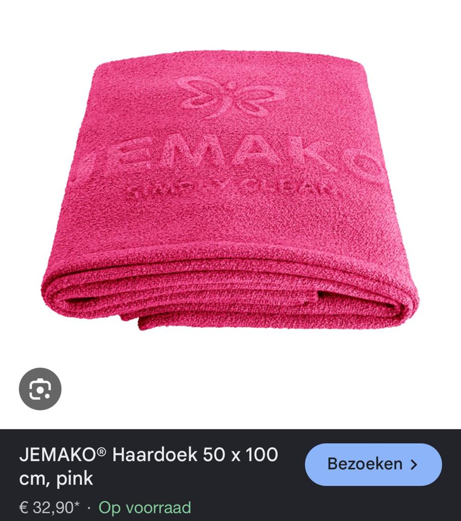 Jemako haardoek droogdoek, Ophalen of Verzenden, Zo goed als nieuw