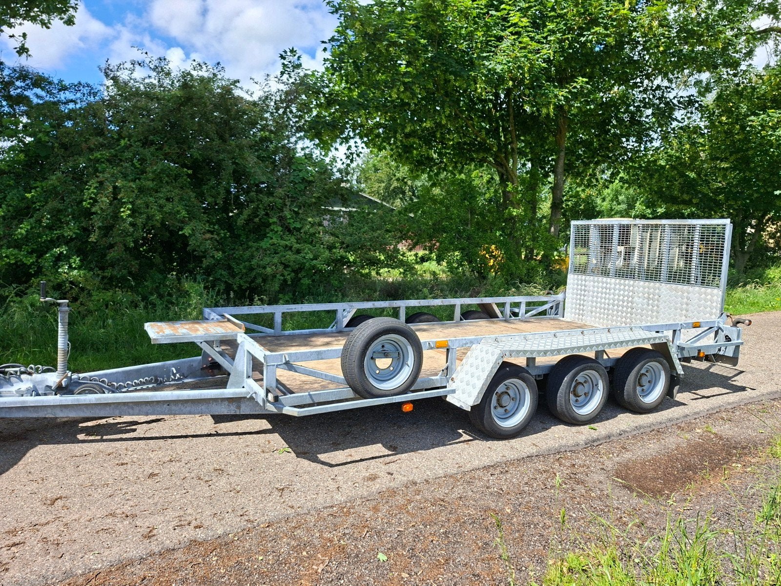 Ifor Williams GP147G3 Machinetransporter tridem  3500, Auto diversen, Aanhangers en Bagagewagens, Ophalen