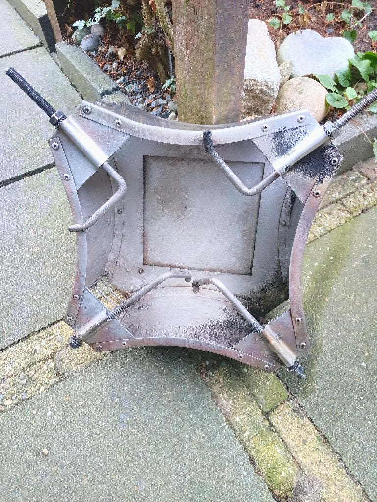 Schoorsteenkap RVS, Ophalen of Verzenden, Gebruikt, Afzuiger