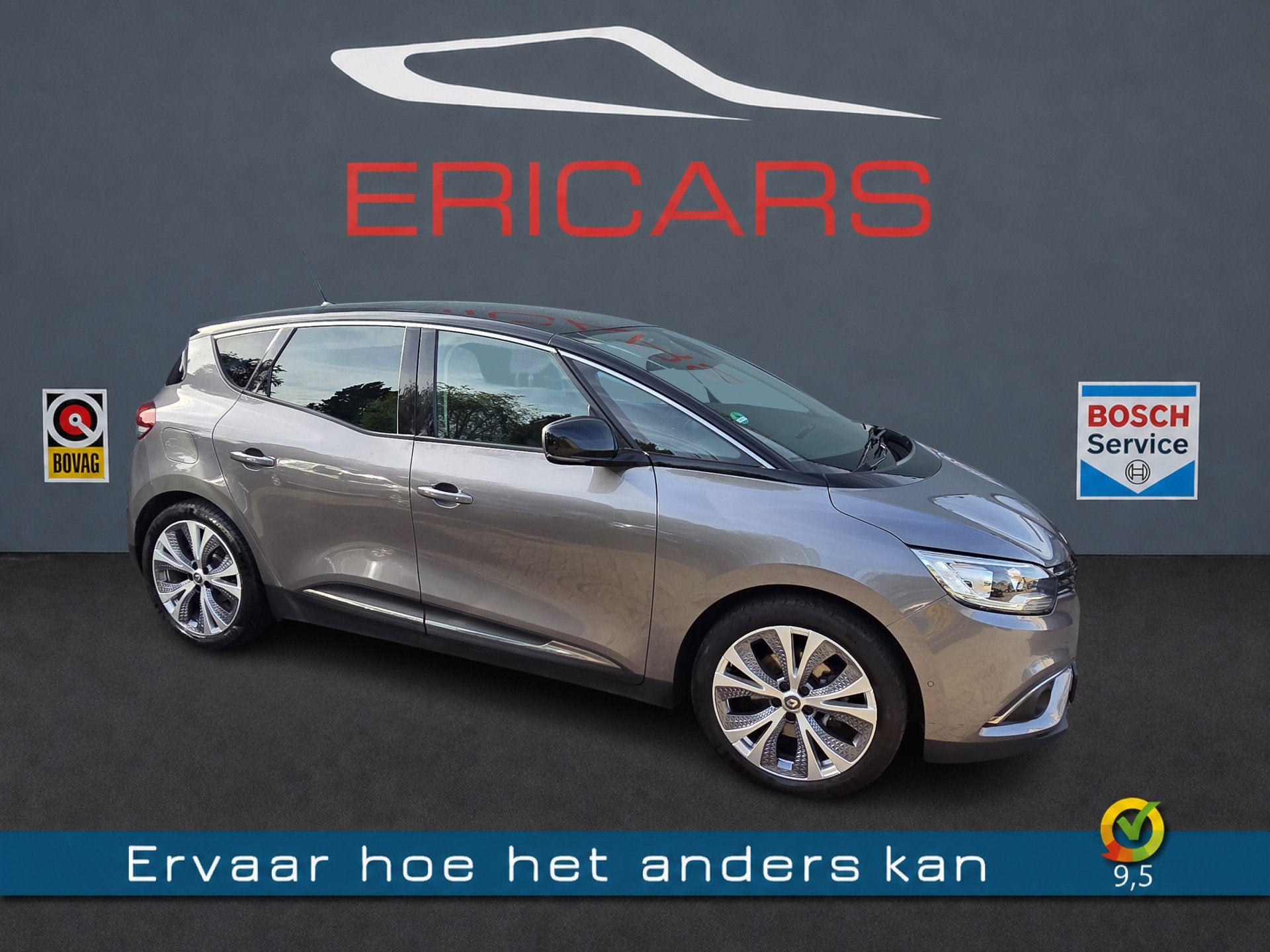 Renault Scénic 1.3 TCe Intens NAVI TEL CAMERA CRUISE PDC LE, Auto's, Voorwielaandrijving, 4 cilinders, Leder en Stof, Origineel Nederlands