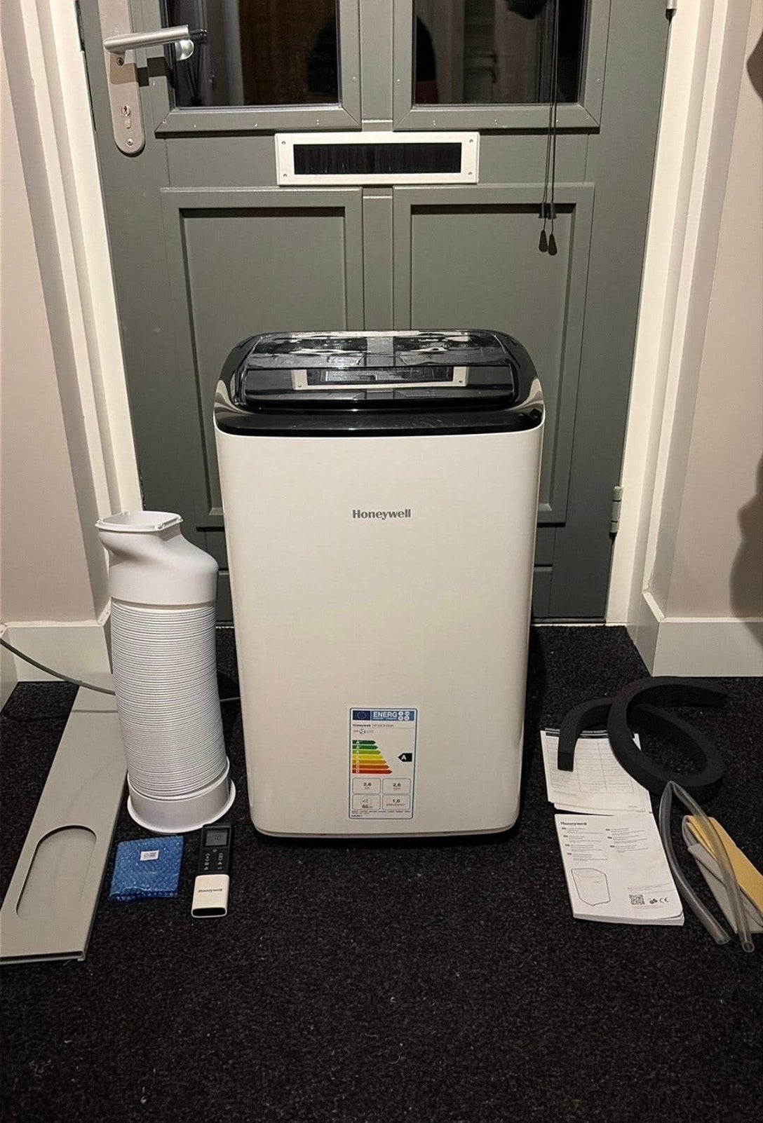 Honeywell HF09CESWK Mobiele Airco - 9000BTU - ZGAN, Witgoed en Apparatuur, Airco's, Ophalen, Minder dan 60 m³, Timer, 3 snelheden of meer