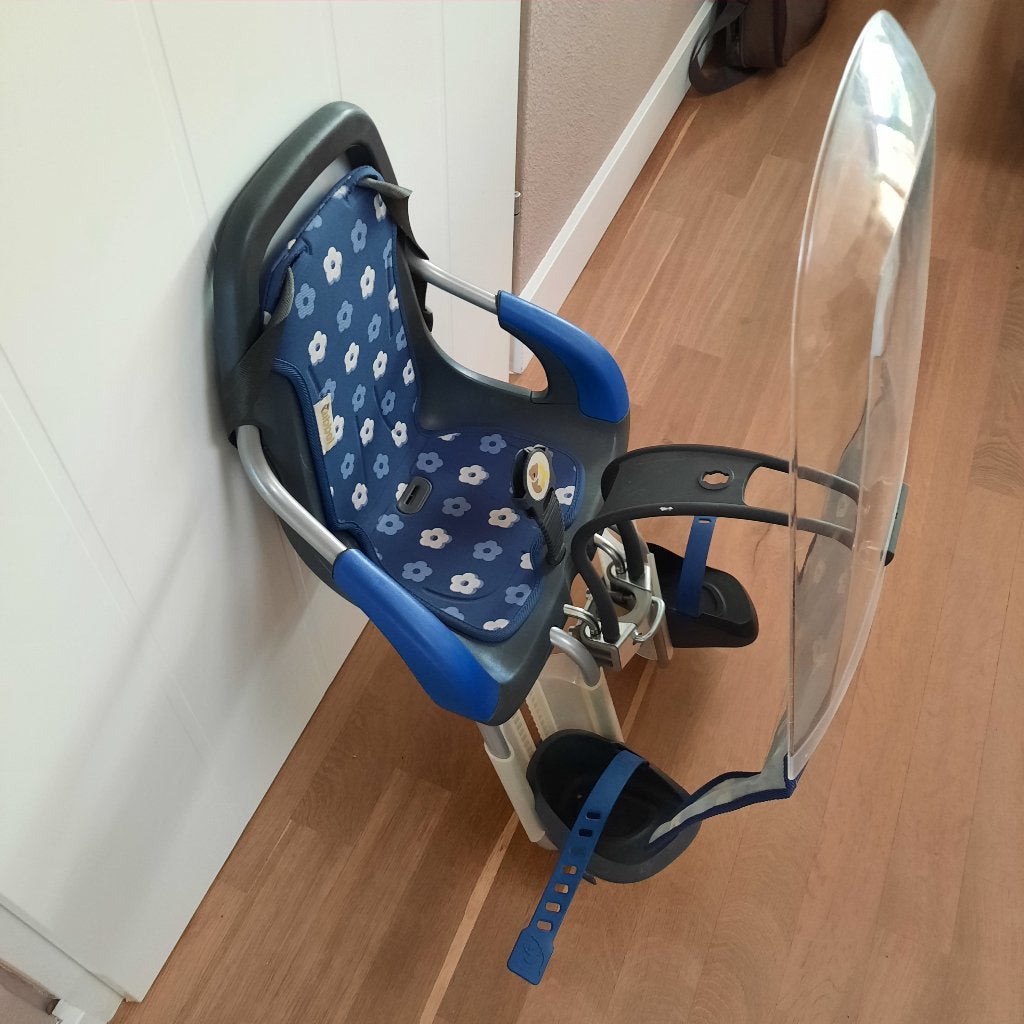 Fietsstoelje voor. Het merk is: Qibbel, Kinderen en Baby's, Ophalen, Gebruikt