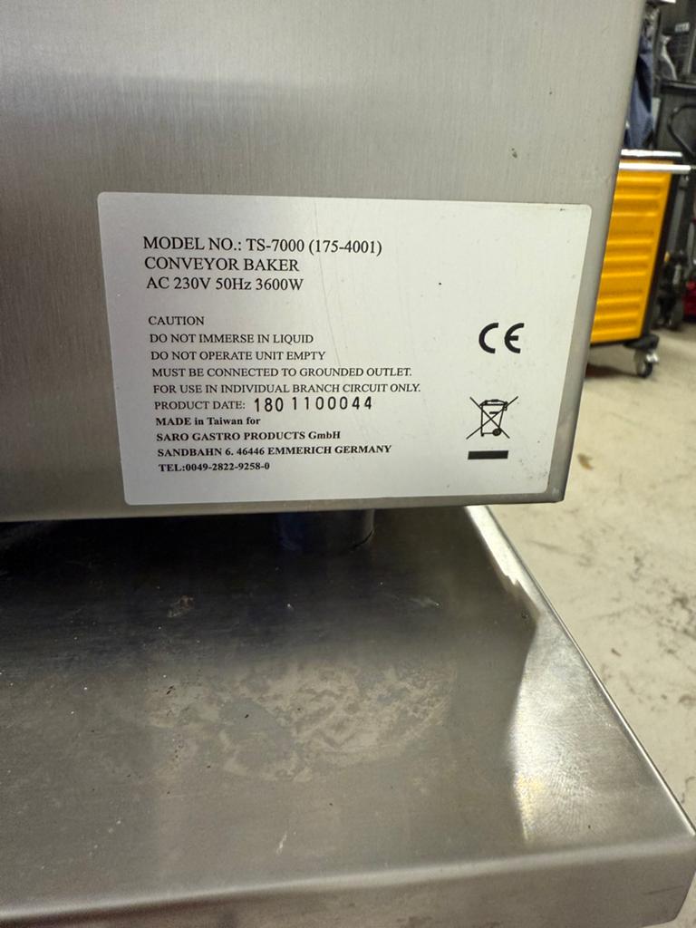 lopende band oven, Ophalen of Verzenden, Zo goed als nieuw