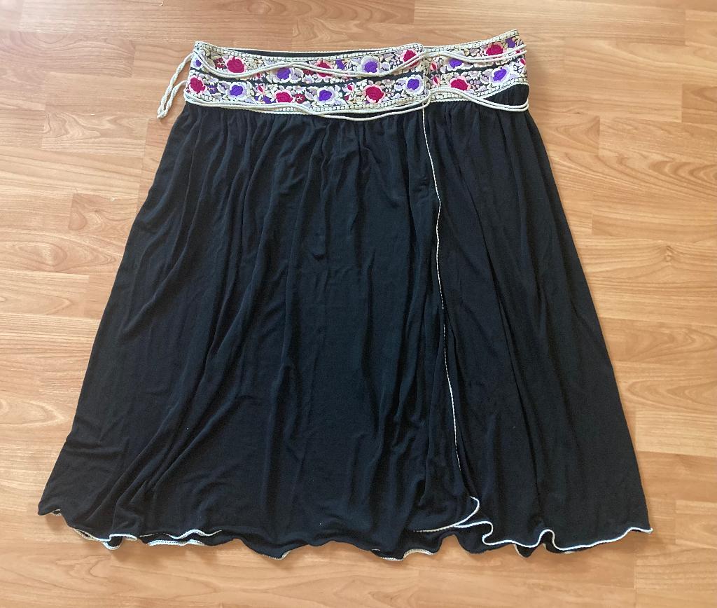 Vintage jaren ‘70 Puck & Hans rok grote maat, Kleding | Dames, Zwart, Maat 46/48 (XL) of groter, Puck & Hans, Ophalen of Verzenden