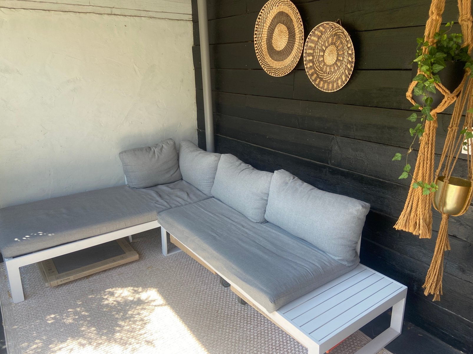 Vinci loungebank, Ophalen, 5 zitplaatsen, Gebruikt, Aluminium