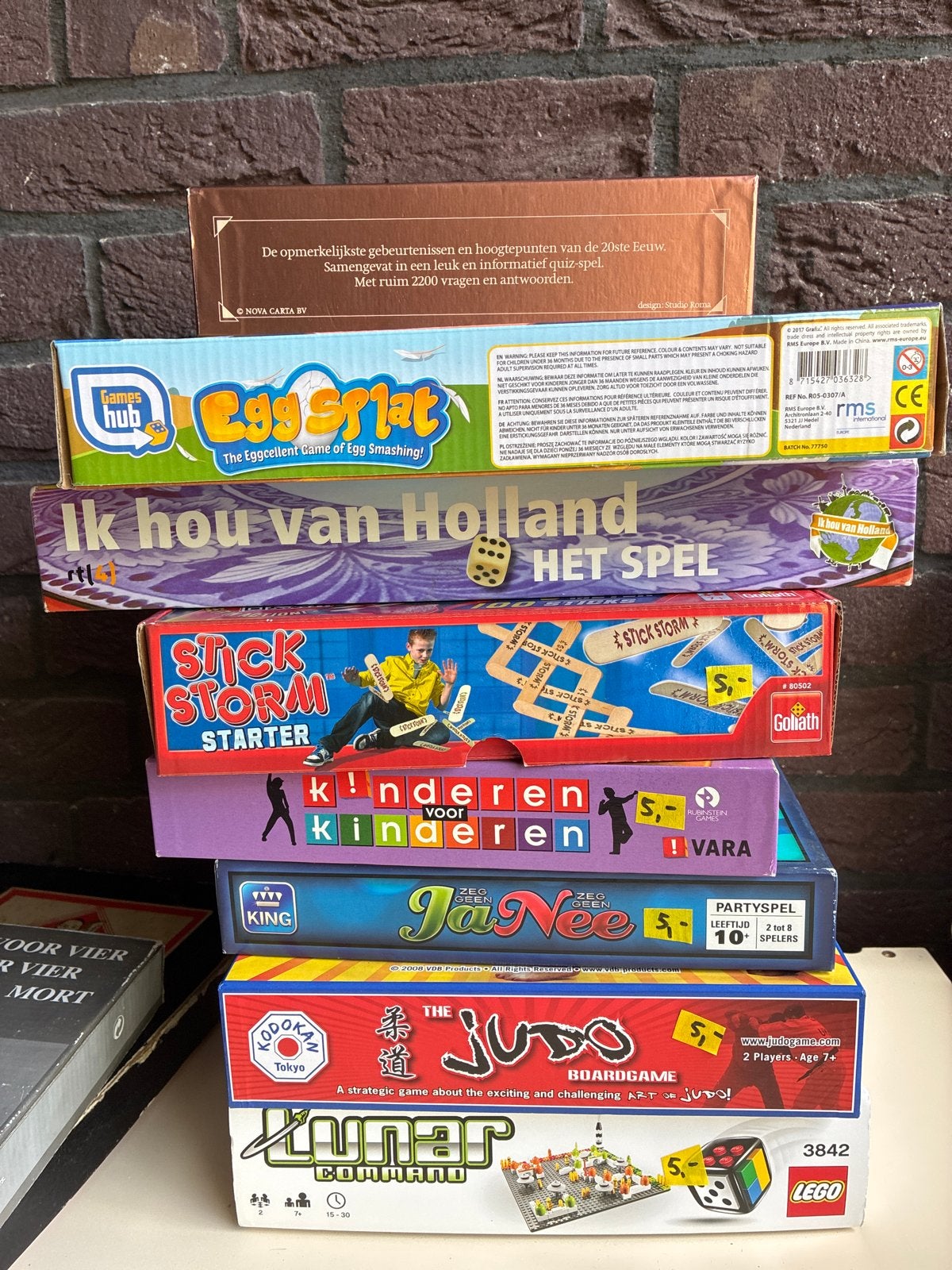 Diverse bordspellen en quizspellen - Zo goed als nieuw, Een of twee spelers, Ophalen, Zo goed als nieuw