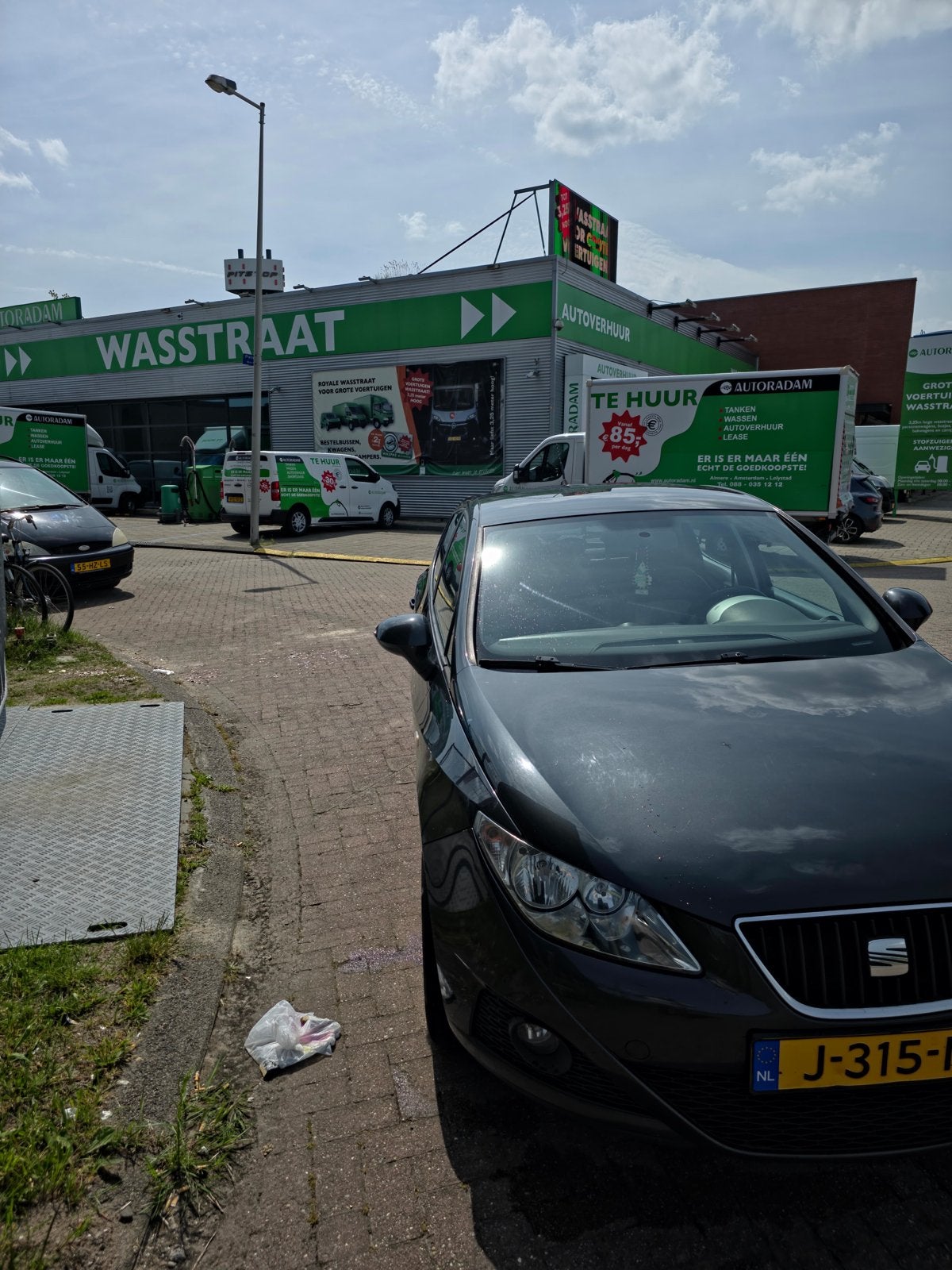 Seat Ibiza 1.4 16V 63KW 5DRS 2008 Grijs nieuwe APK, Auto's, Seat, Voorwielaandrijving, 40 €/maand, 4 cilinders, Ibiza