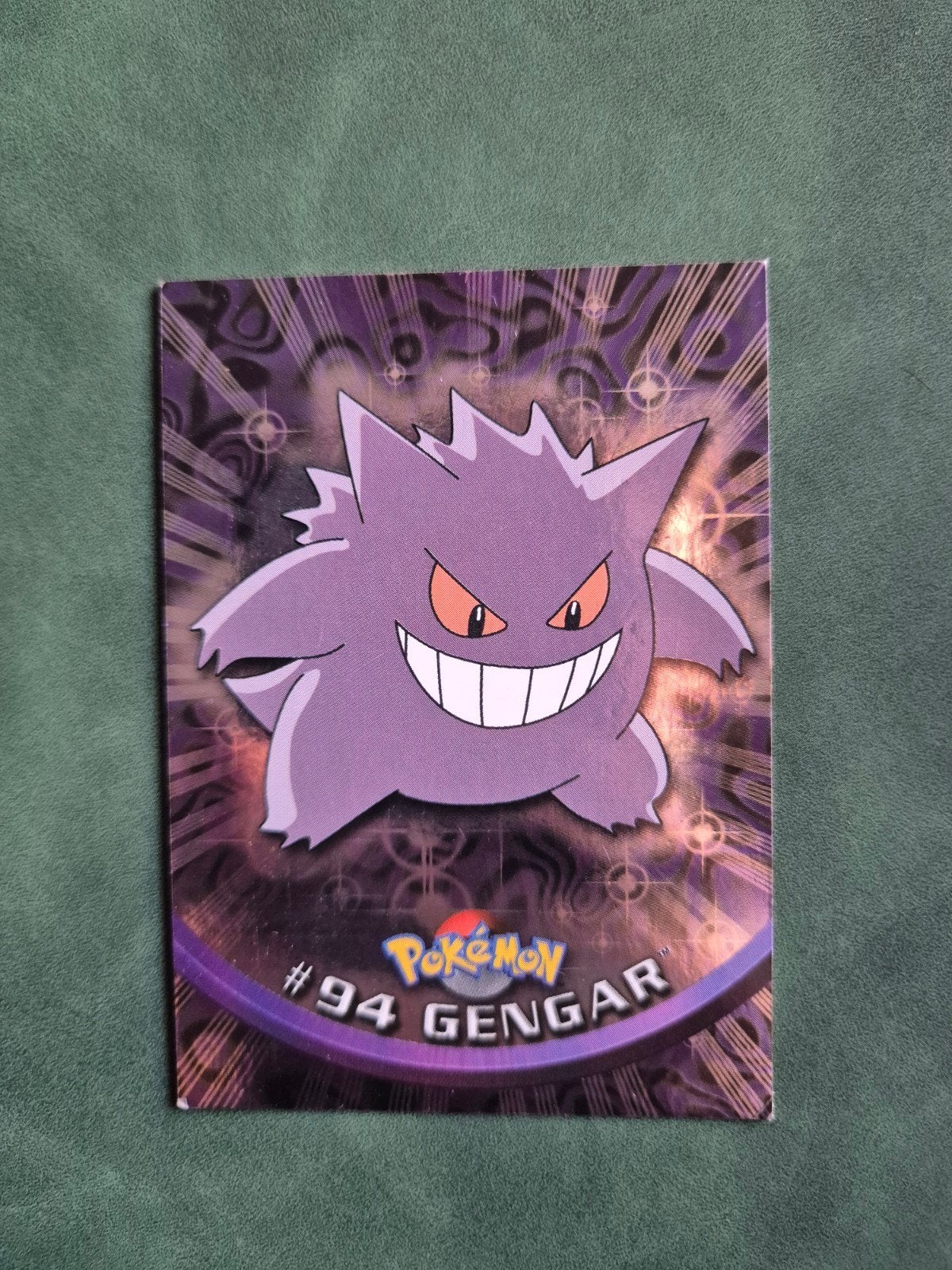 Gengar holo, topps, eerste generatie, Ophalen of Verzenden, Zo goed als nieuw, Losse kaart